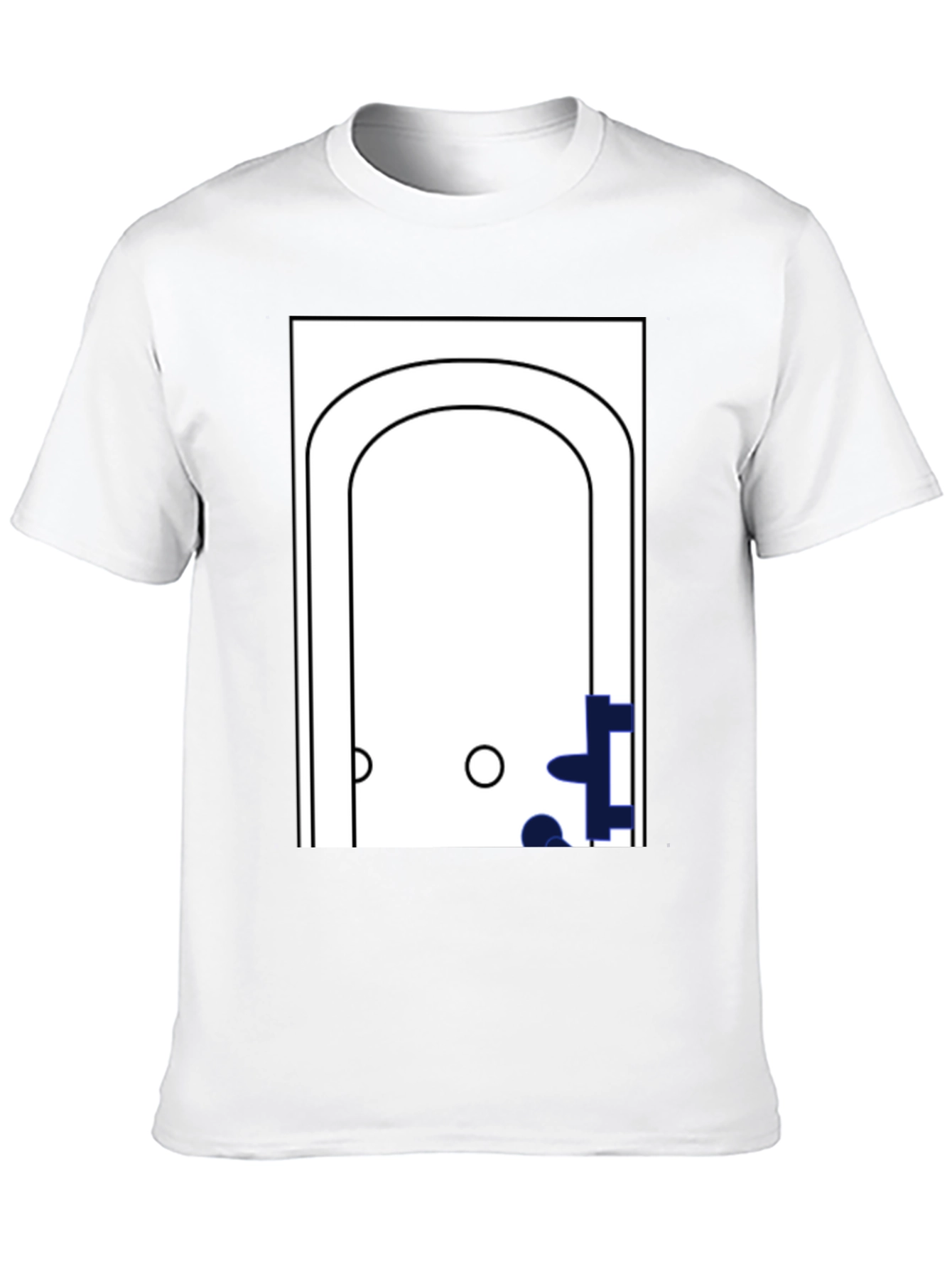 Minimalist Bathtub Graphic T-Shirt
