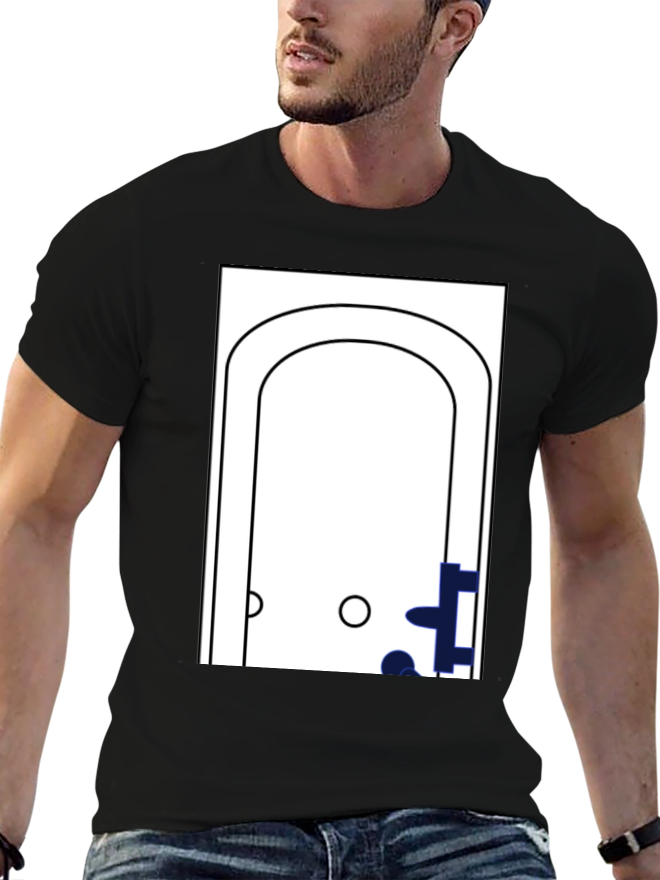 Minimalist Bathtub Graphic T-Shirt