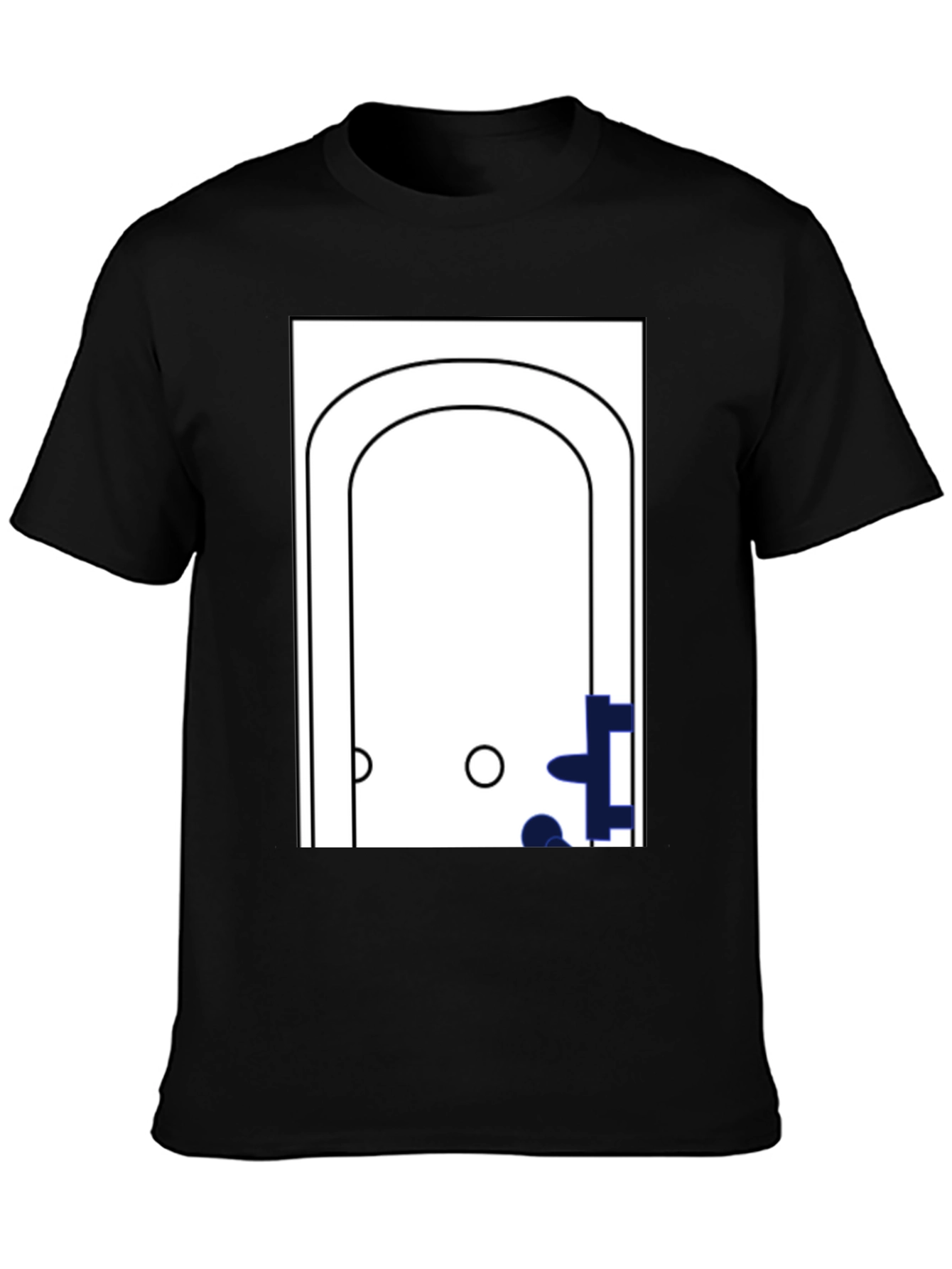 Minimalist Bathtub Graphic T-Shirt