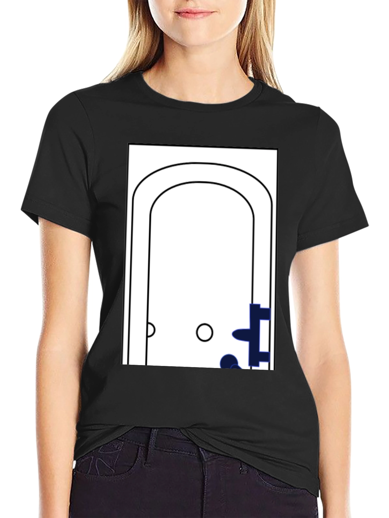 Minimalist Bathtub Graphic T-Shirt
