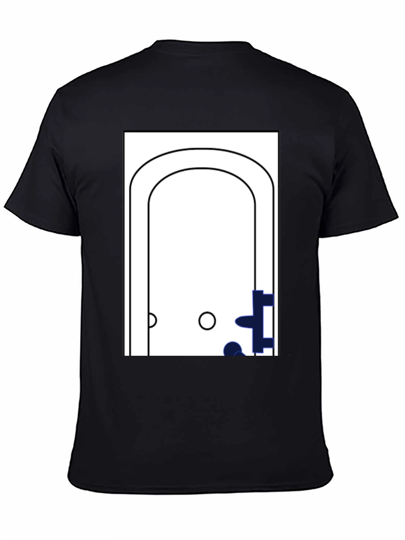 Minimalist Bathtub Graphic T-Shirt