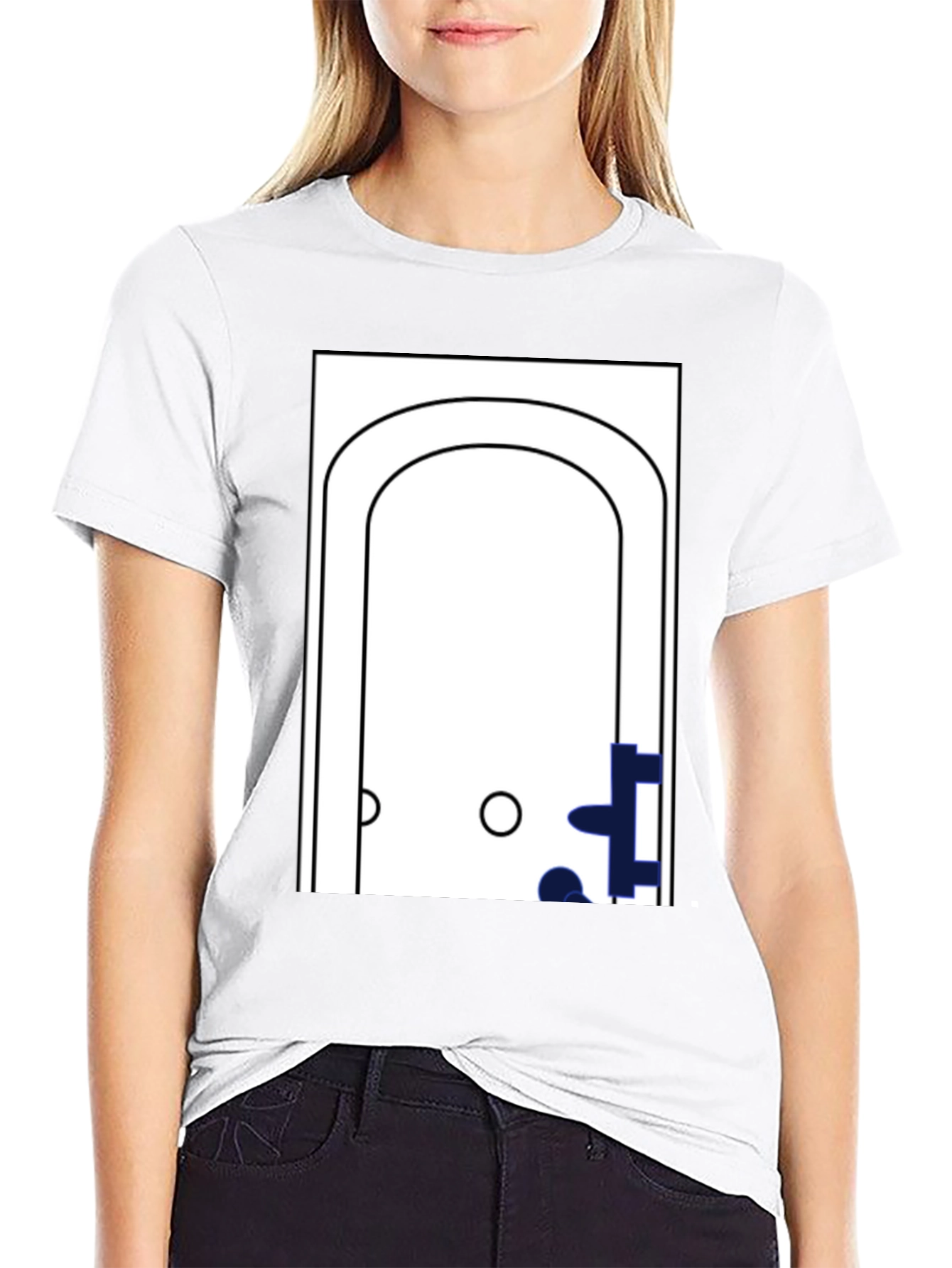 Minimalist Bathtub Graphic T-Shirt
