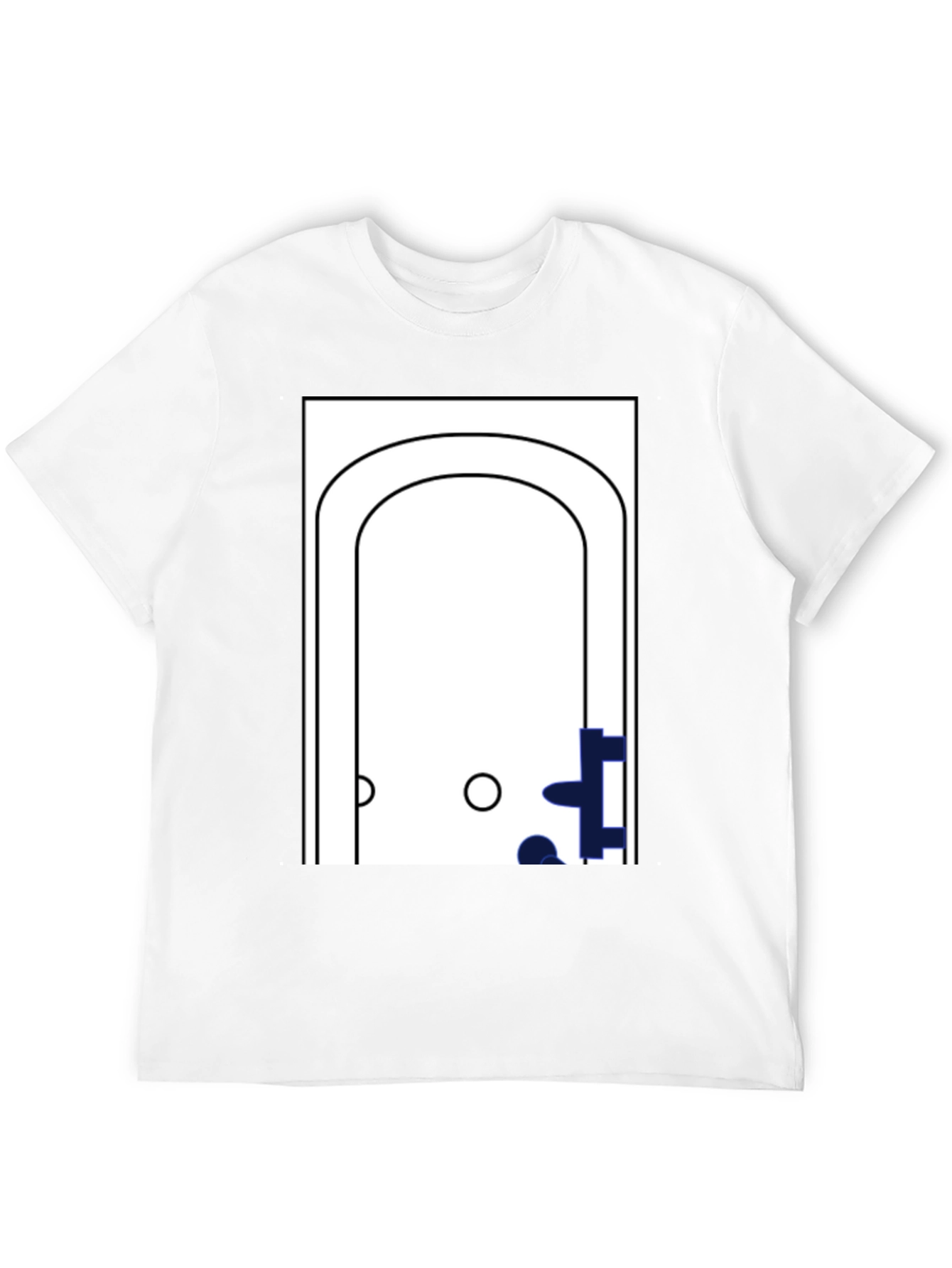 Minimalist Bathtub Graphic T-Shirt