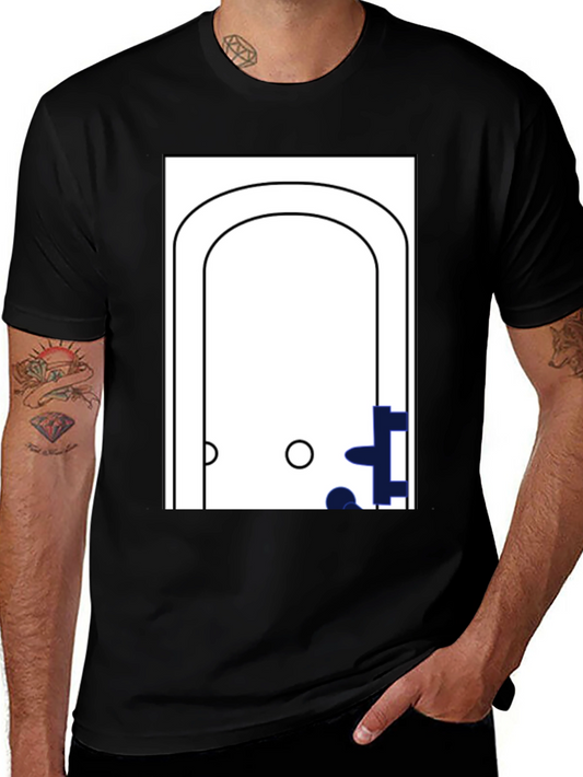 Minimalist Bathtub Graphic T-Shirt