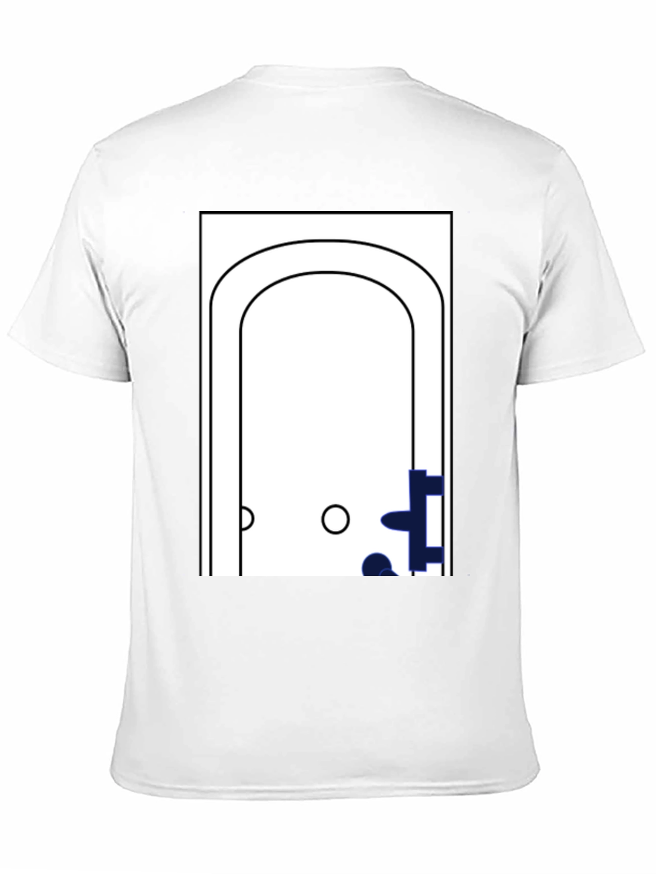 Minimalist Bathtub Graphic T-Shirt