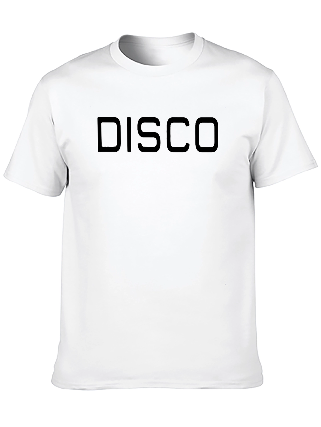 Black Disco Graphic Crew Neck T-Shirt