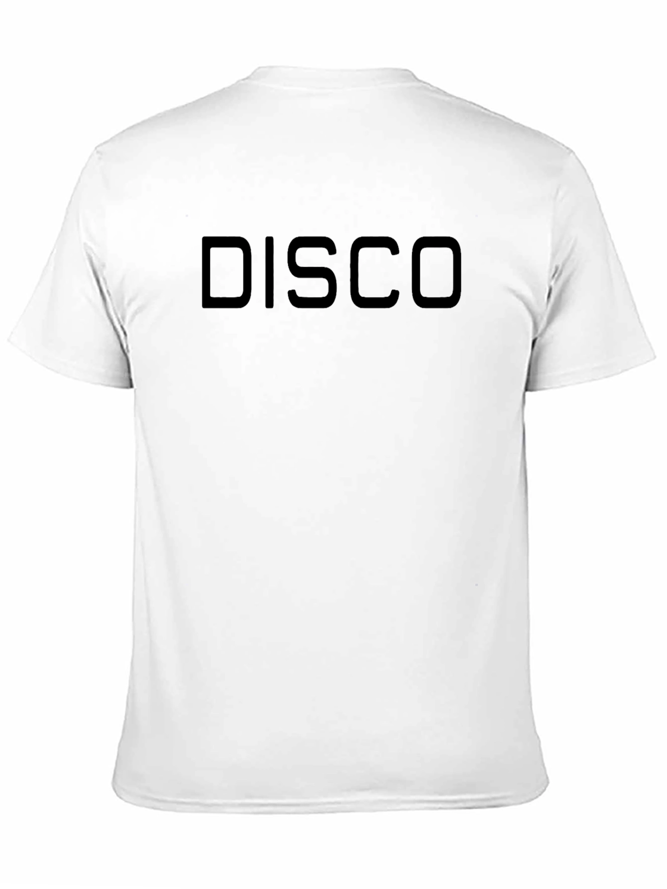 Black Disco Graphic Crew Neck T-Shirt