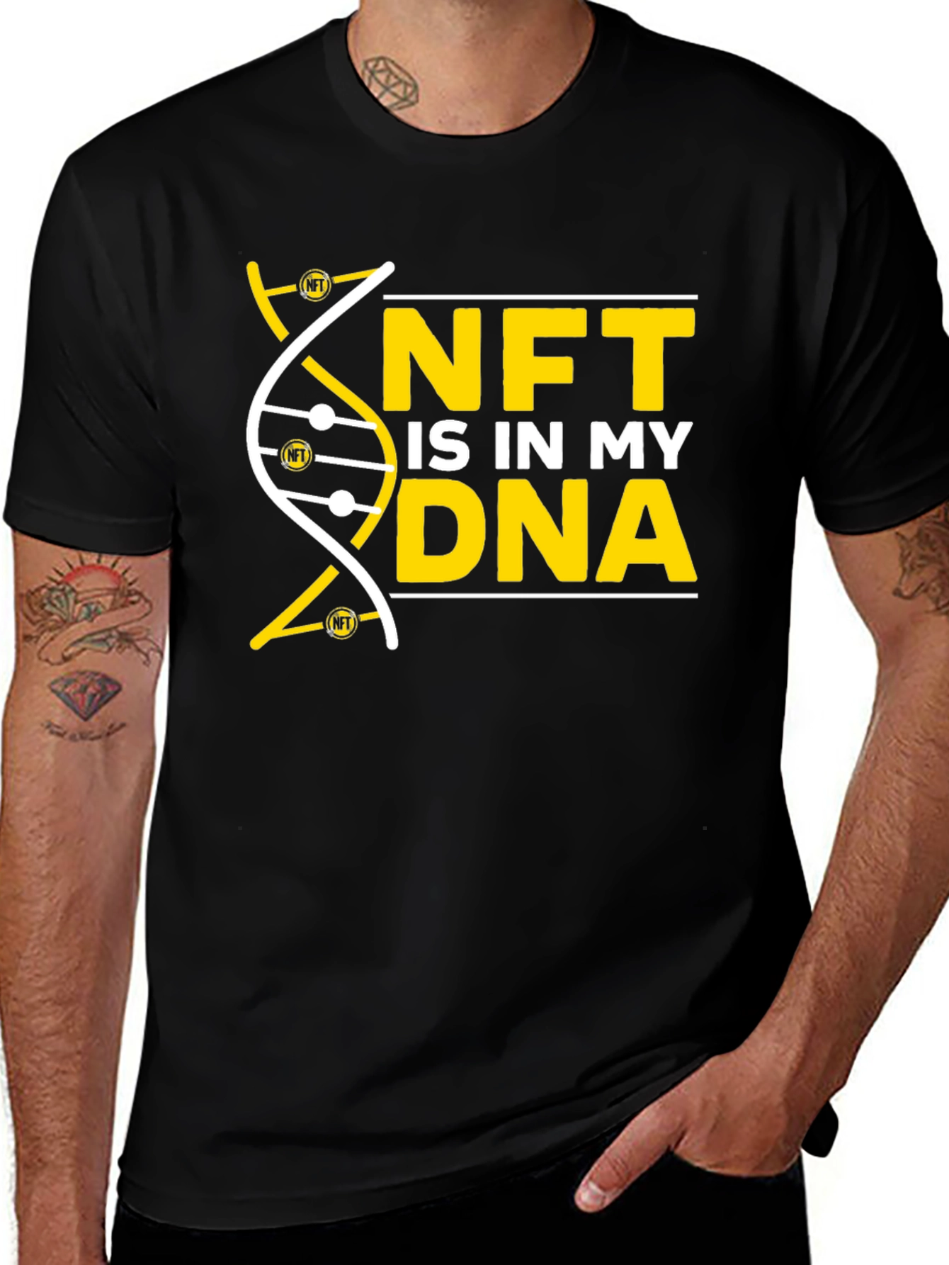 NFT is in my DNA Black T-Shirt