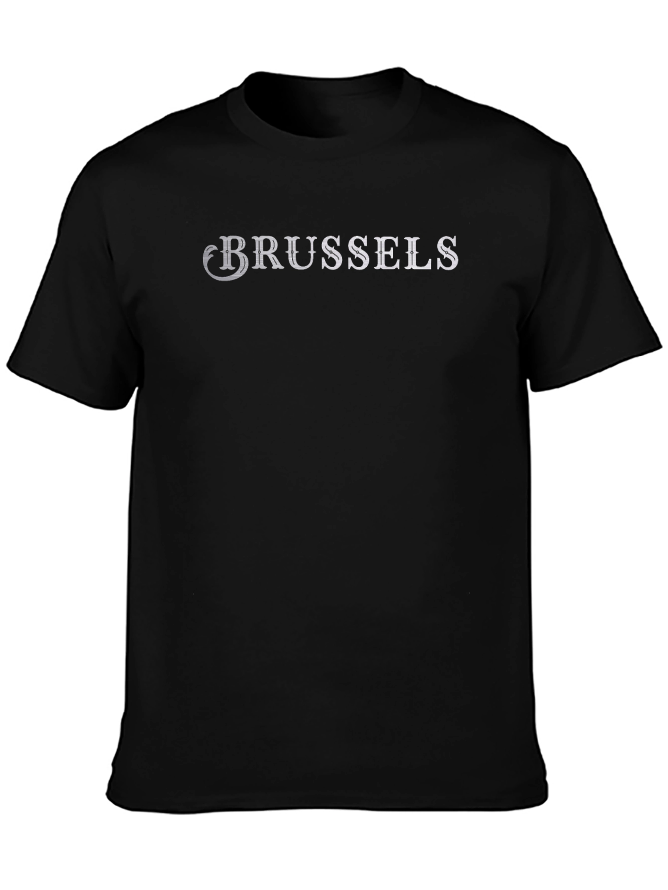 Brussels Tee - Black Casual T-Shirt