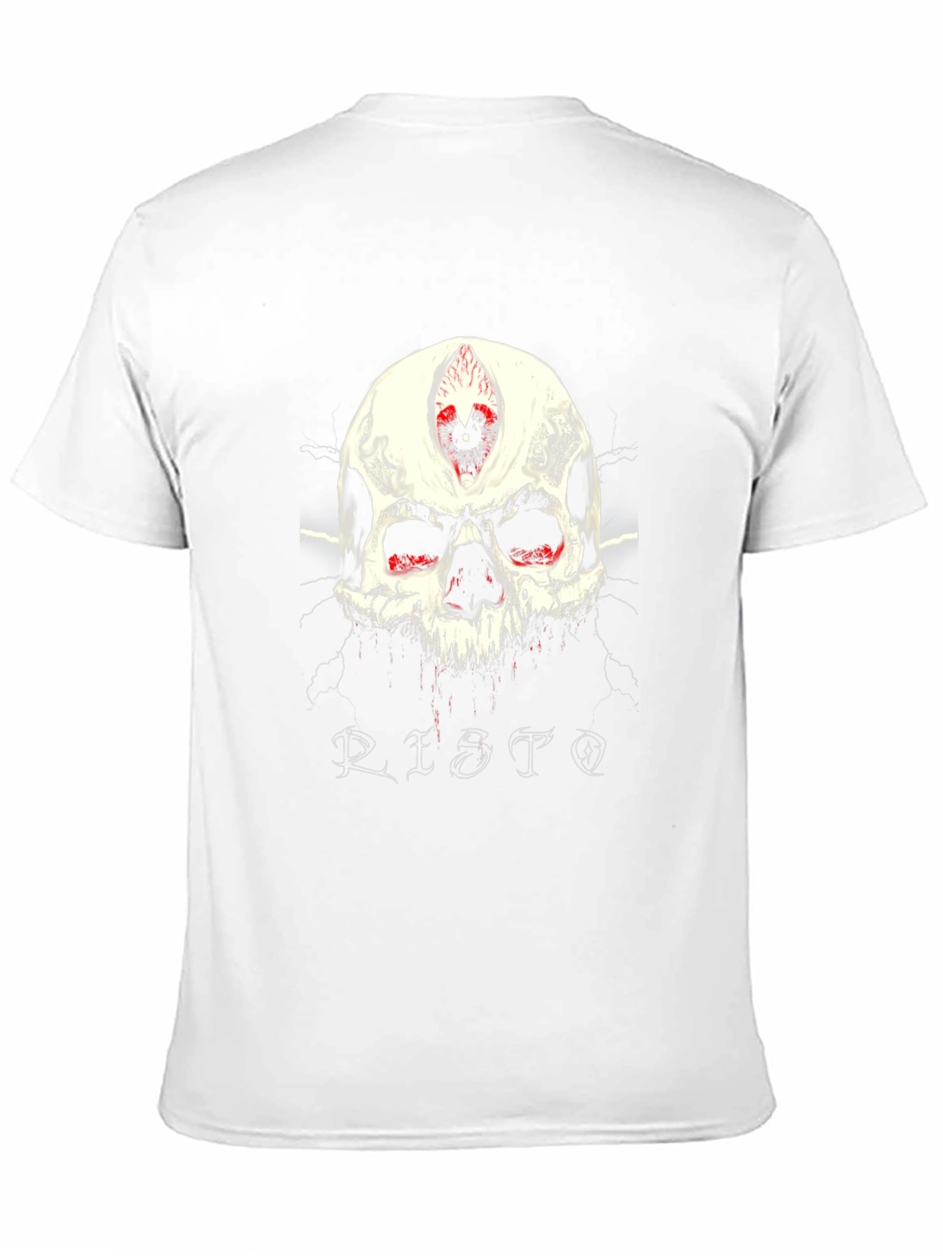 Edgy Skull Graphic Tee - Third Eye Design