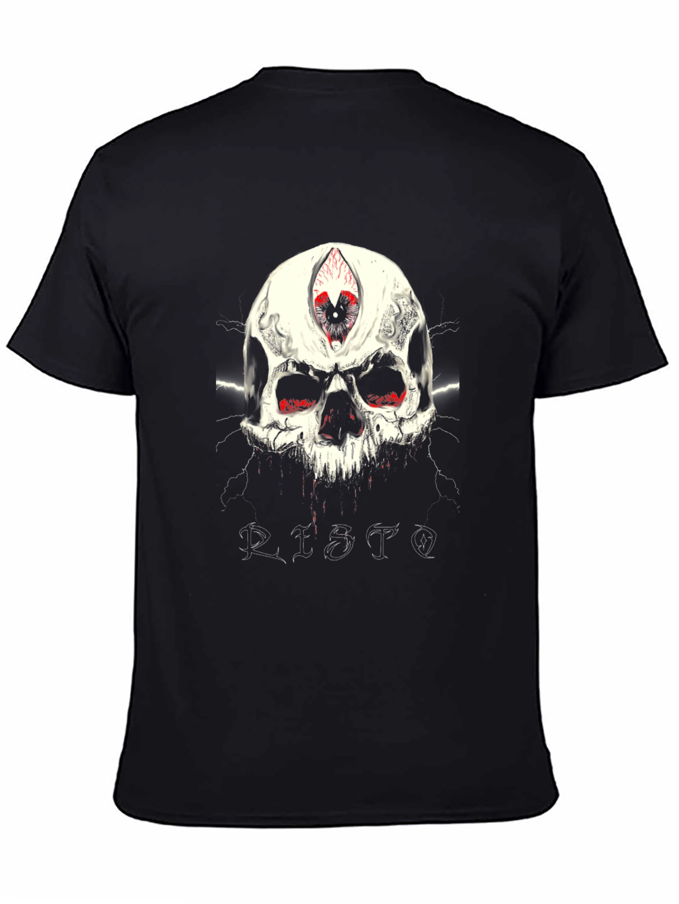 Edgy Skull Graphic Tee - Third Eye Design