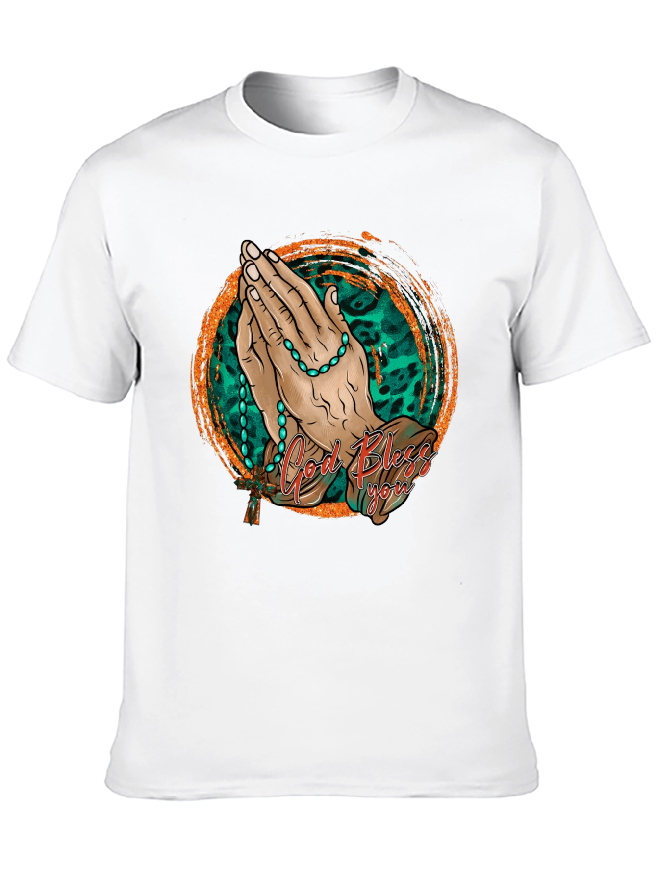 God Bless You Graphic Print Tee