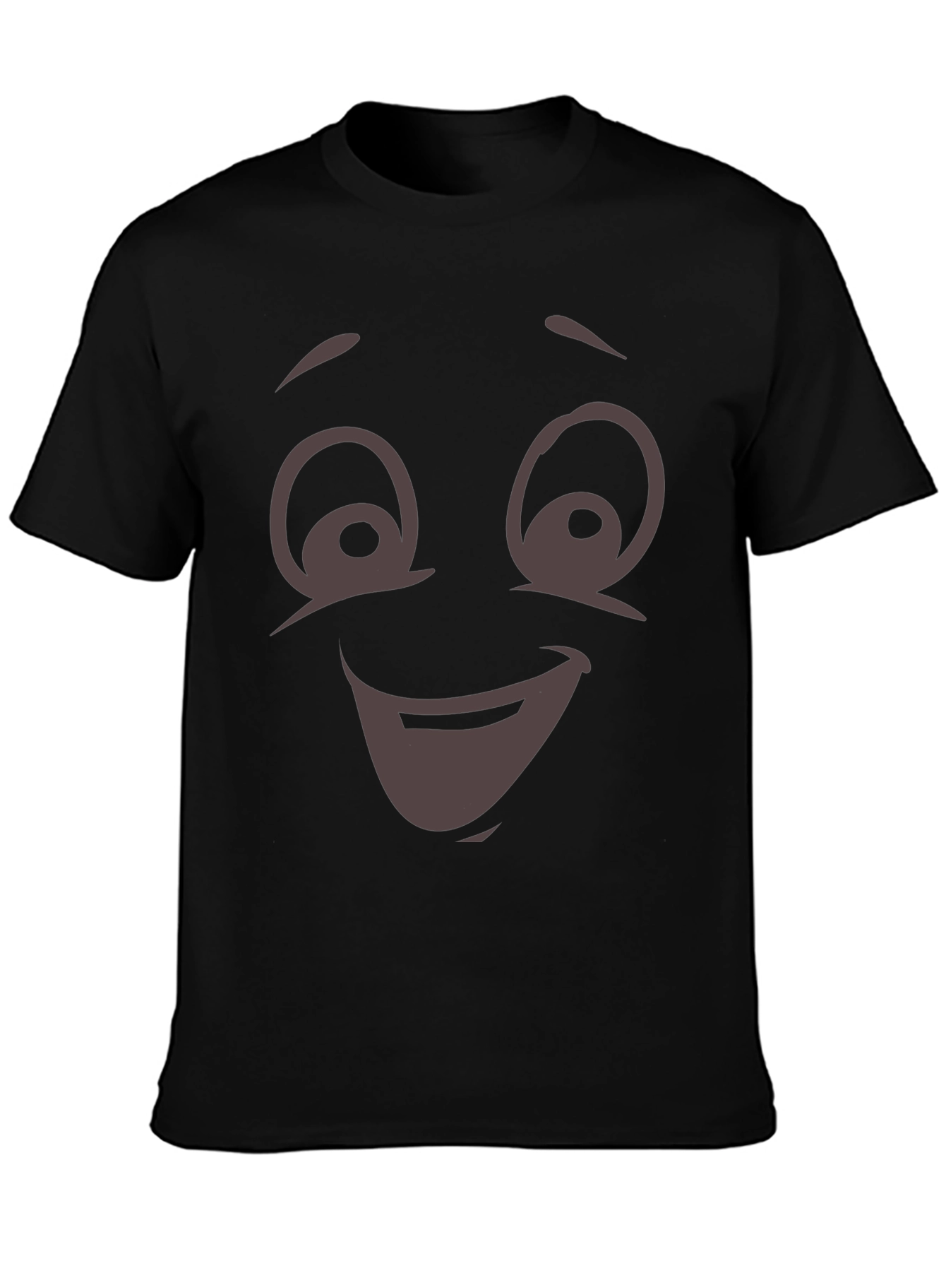 Funny Cartoon Face T-Shirt - Expressive Graphic Tee