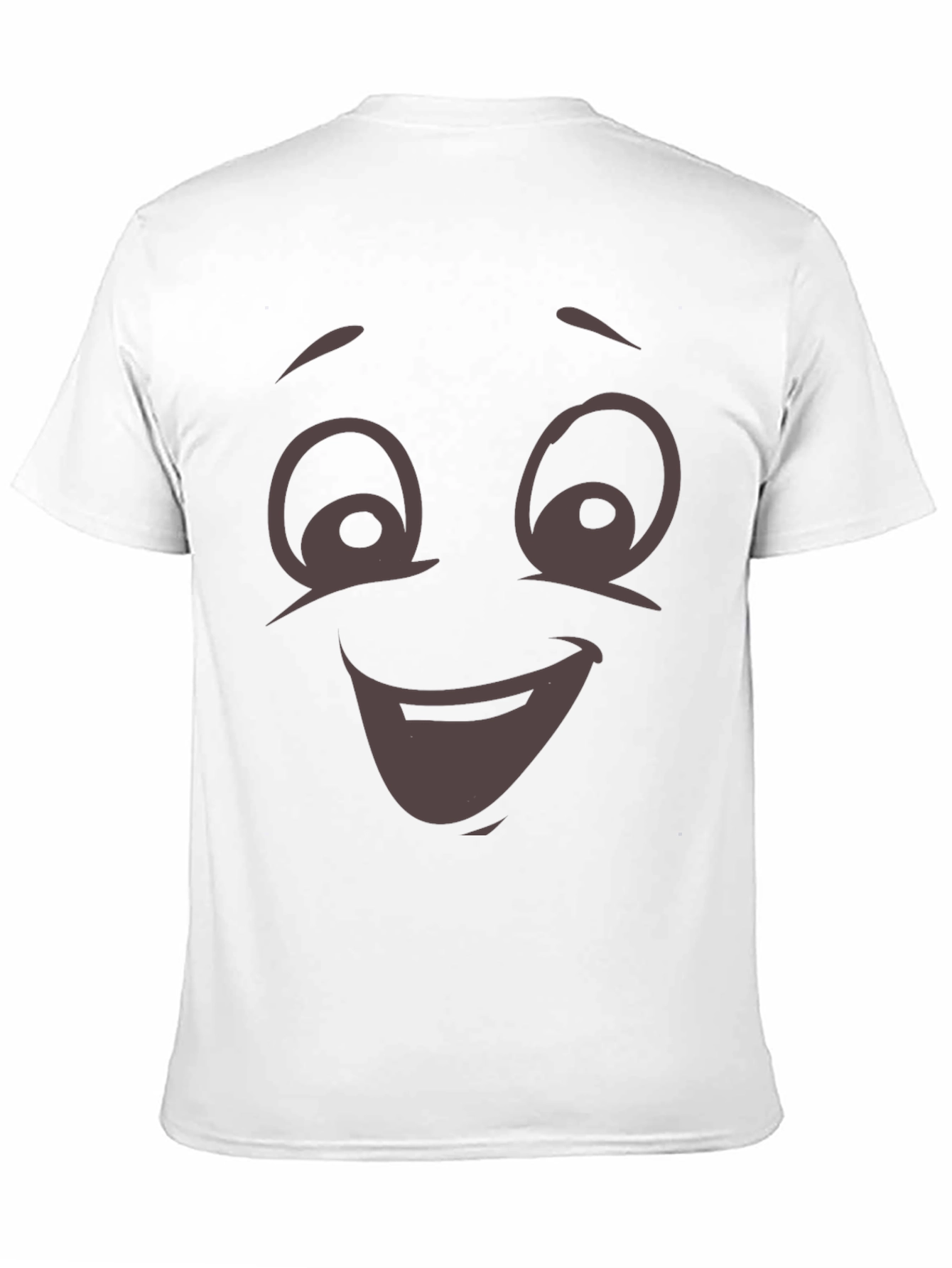 Funny Cartoon Face T-Shirt - Expressive Graphic Tee