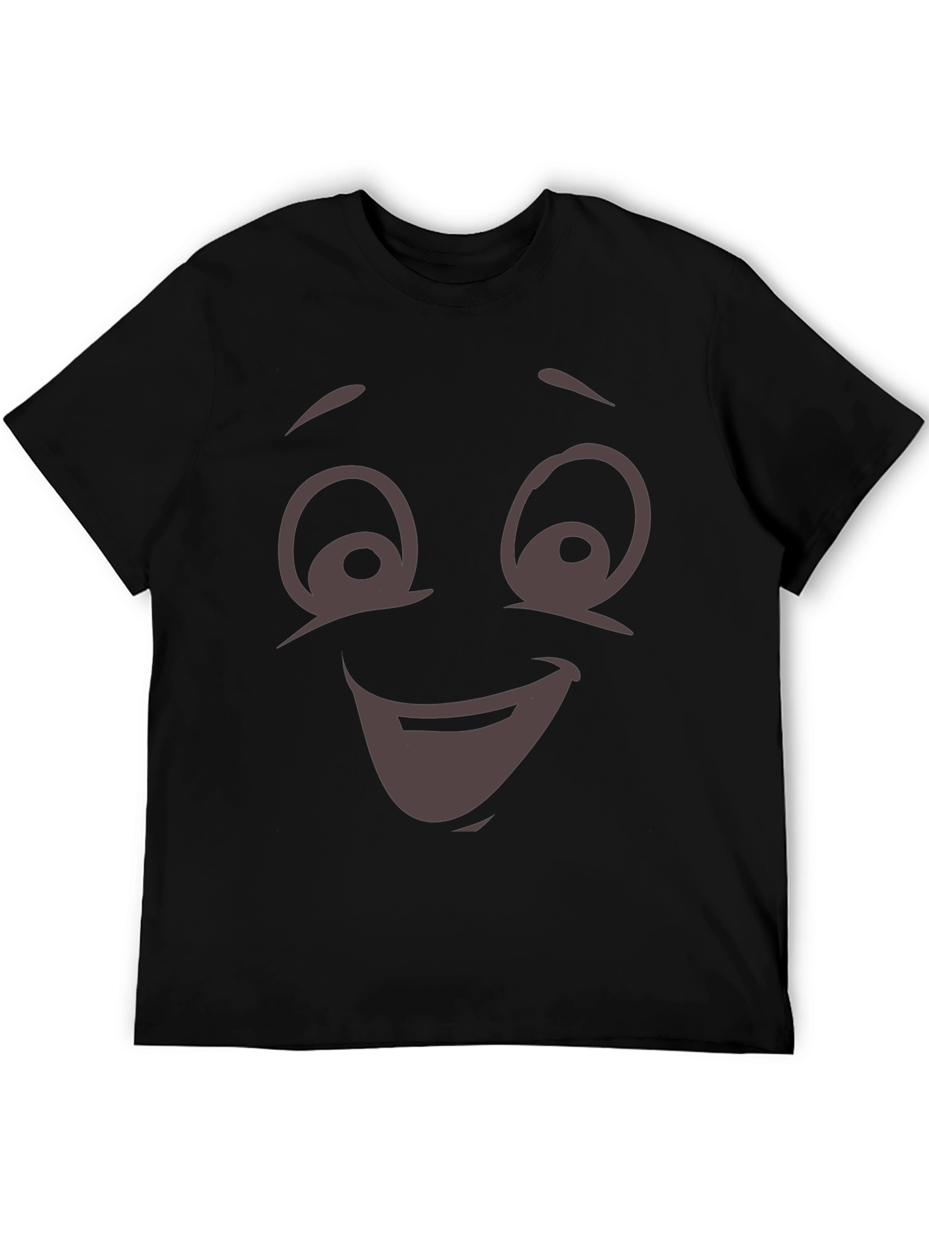 Funny Cartoon Face T-Shirt - Expressive Graphic Tee