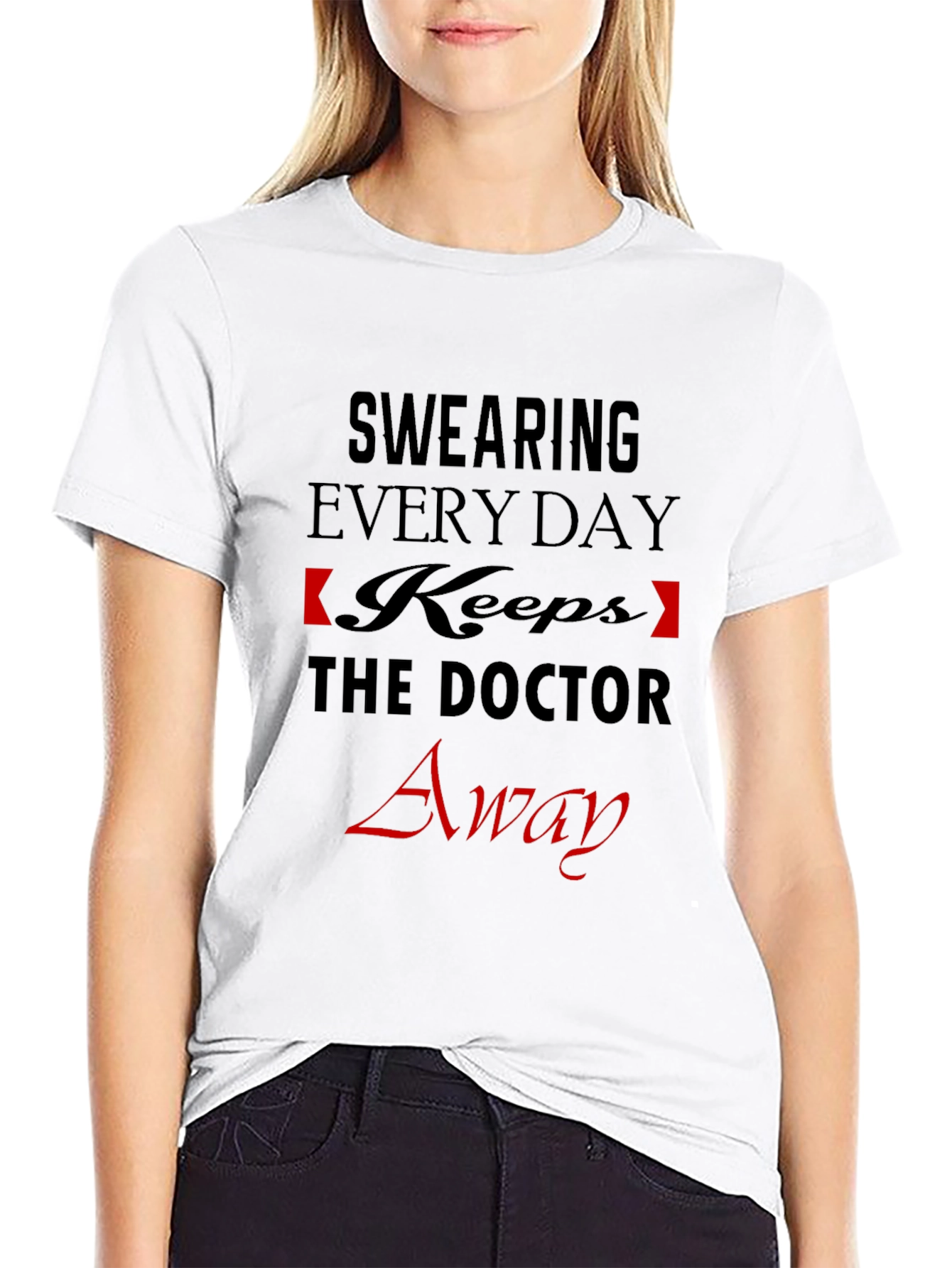Funny Swearing Doctor Away T-Shirt