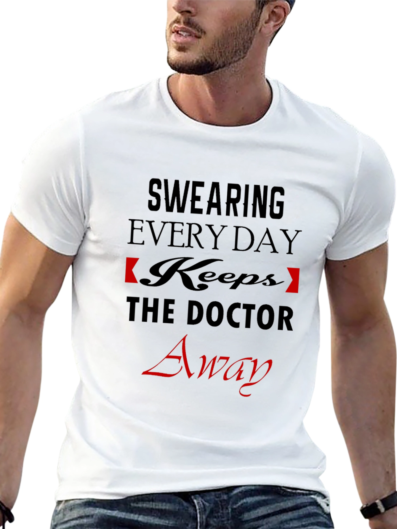 Funny Swearing Doctor Away T-Shirt
