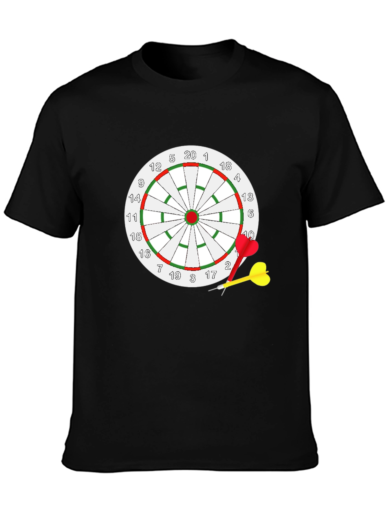 Dartboard Graphic T-Shirt - Novelty Tee