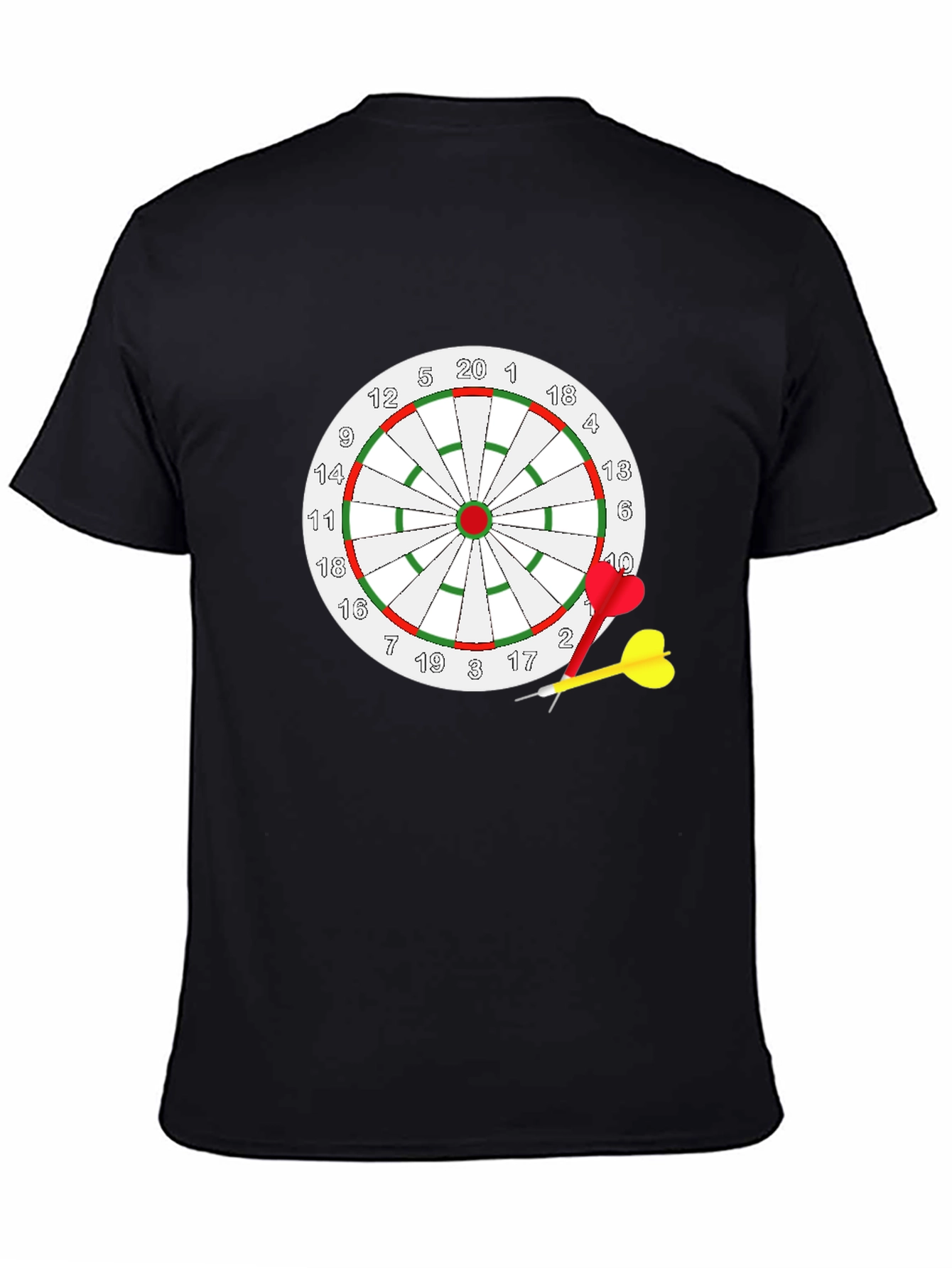 Dartboard Graphic T-Shirt - Novelty Tee