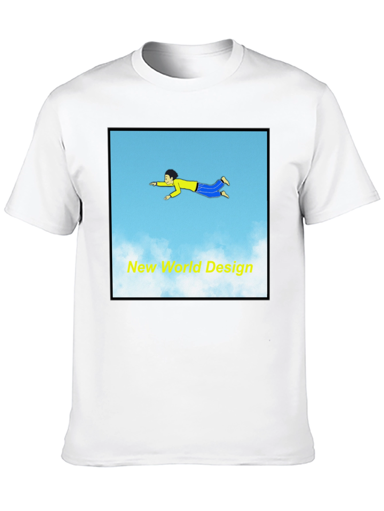 New World Design Graphic T-Shirt
