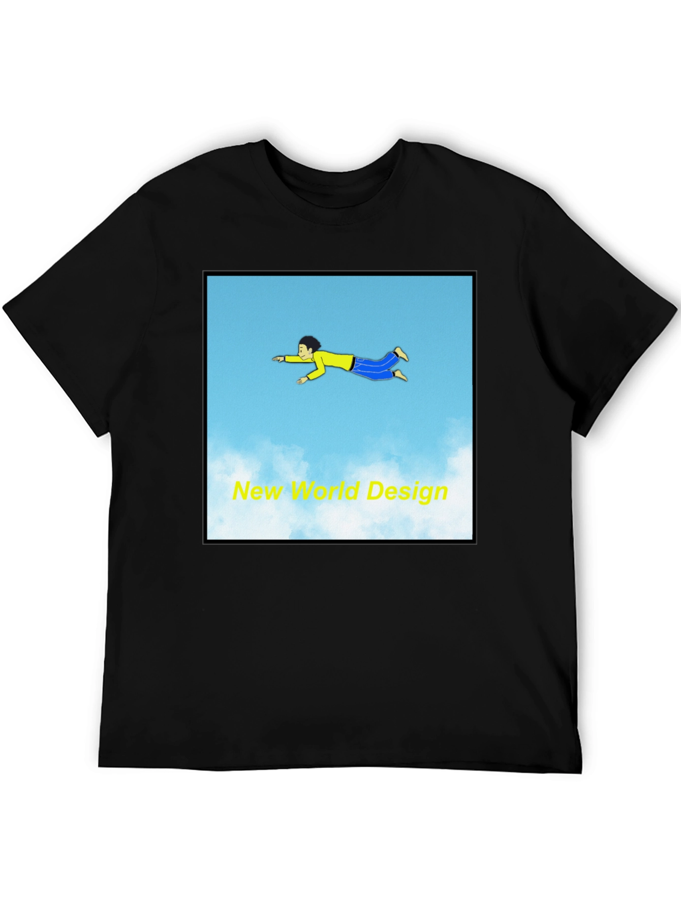 New World Design Graphic T-Shirt