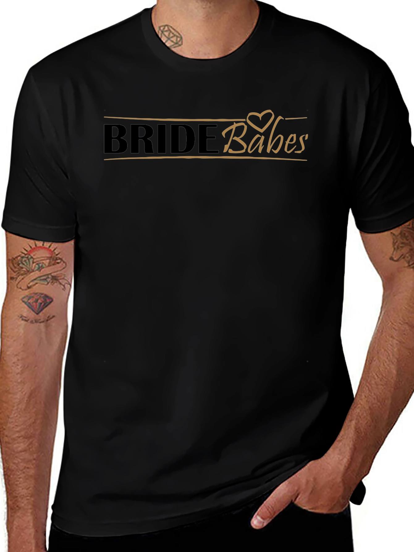 Bride Babes Crew T-Shirt - Wedding Party