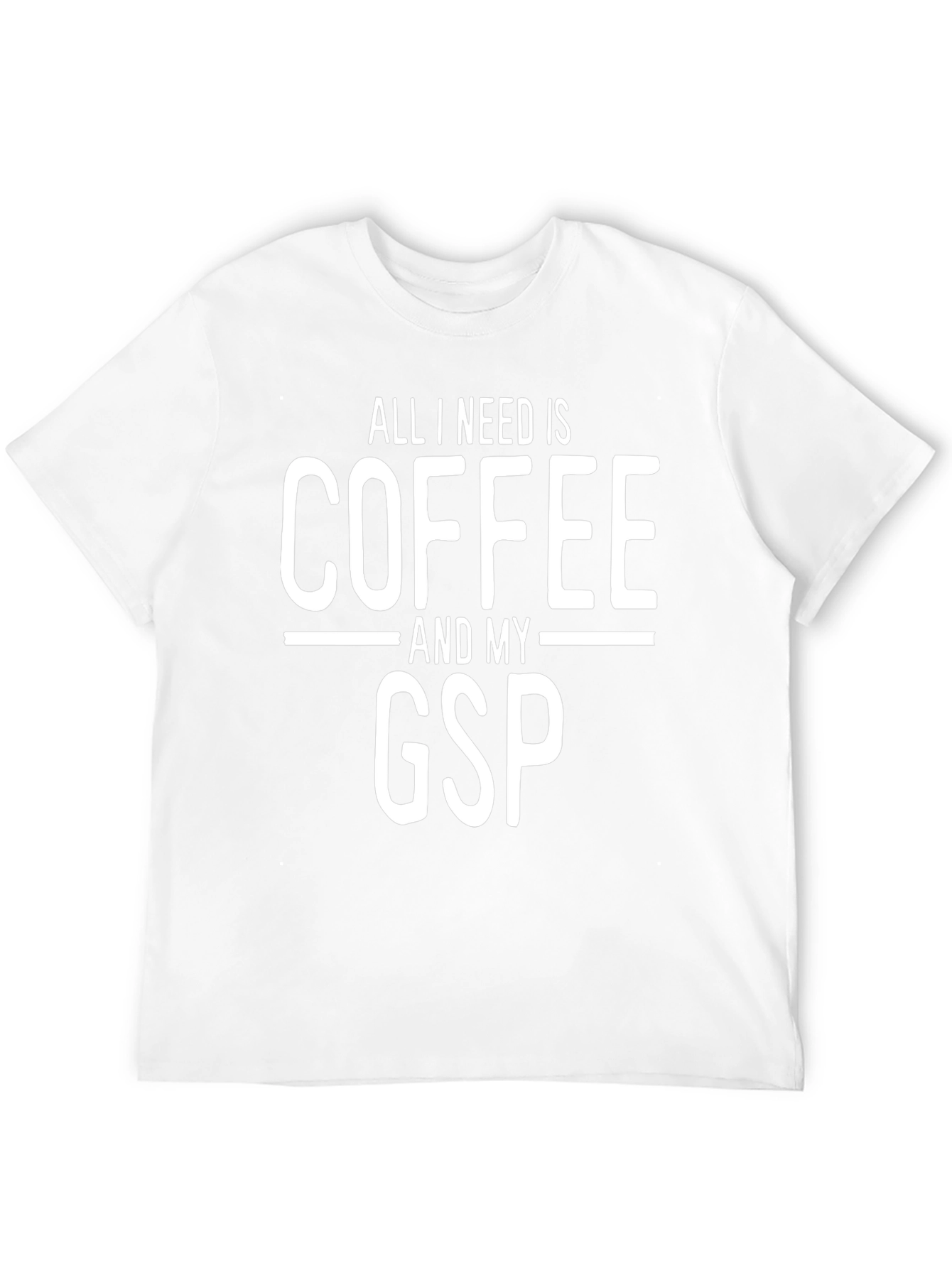 Coffee & GSP Dog Lover T-Shirt