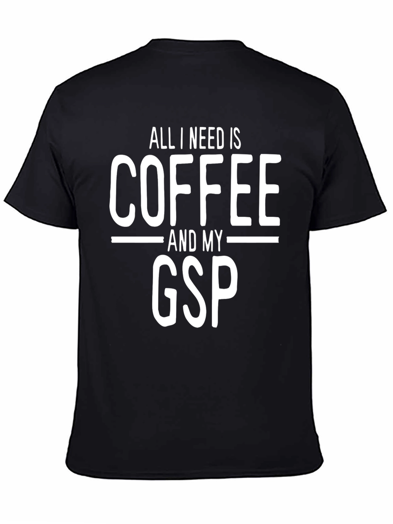 Coffee & GSP Dog Lover T-Shirt