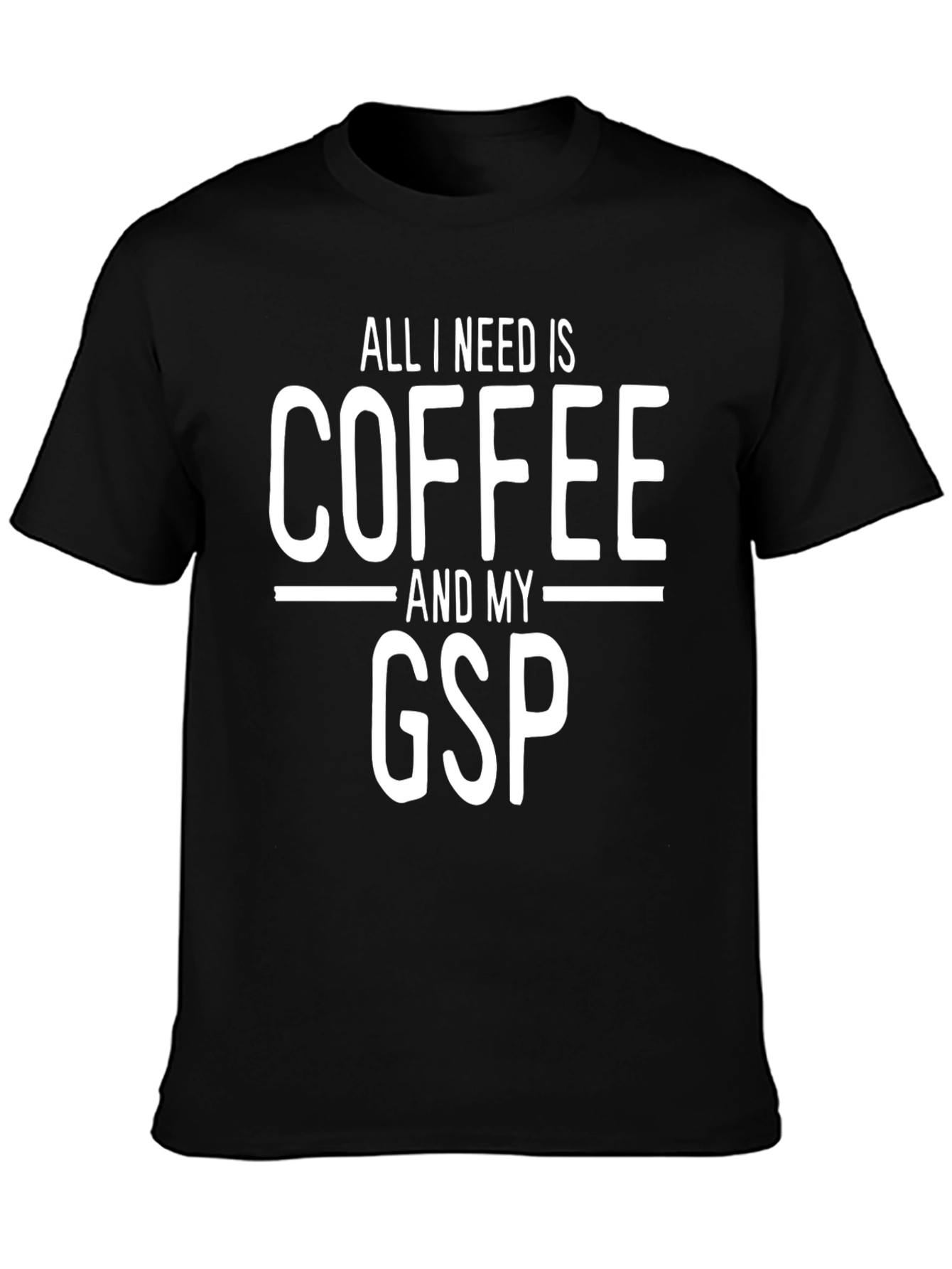 Coffee & GSP Dog Lover T-Shirt