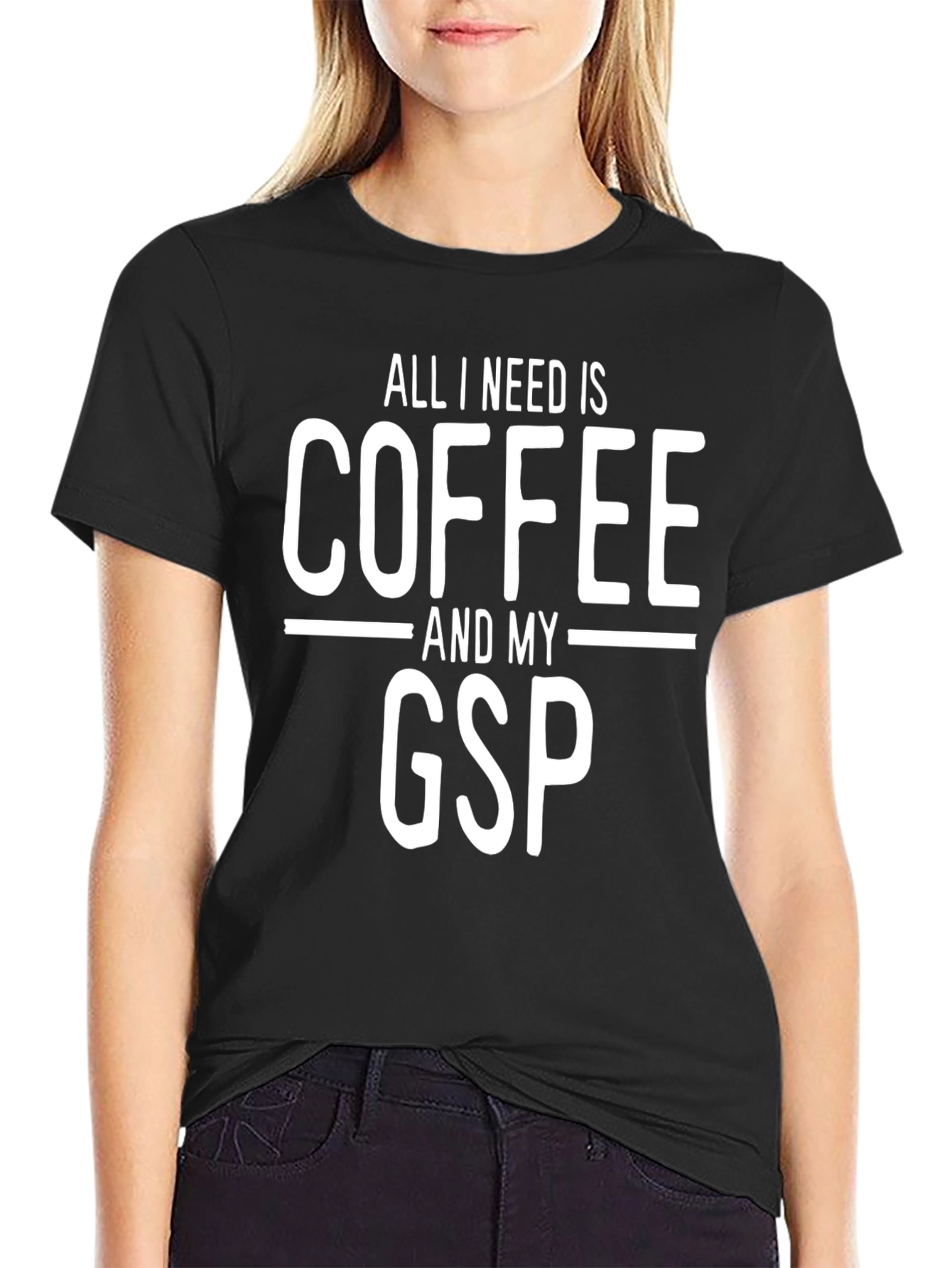 Coffee & GSP Dog Lover T-Shirt