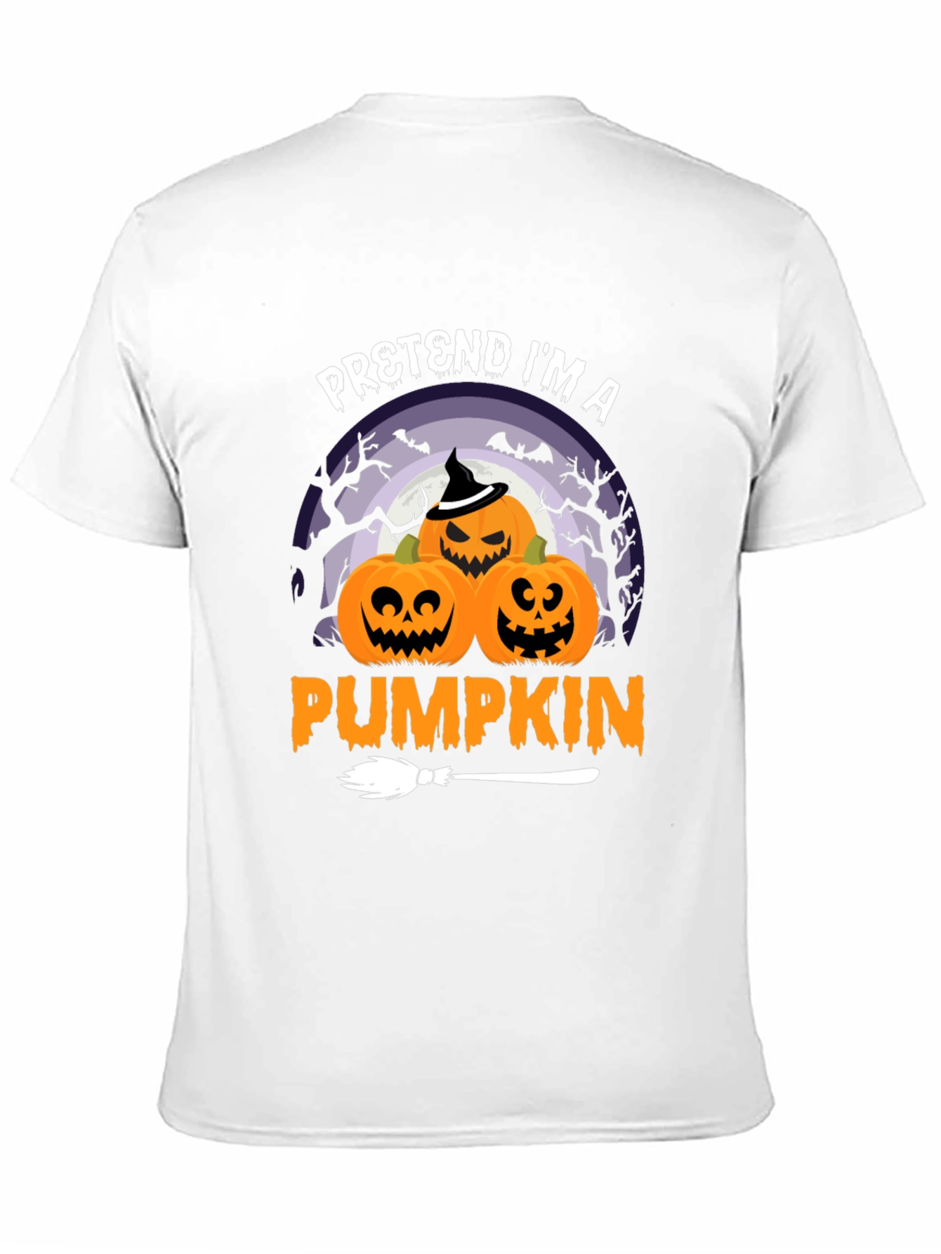 Halloween Pumpkin Graphic T-Shirt