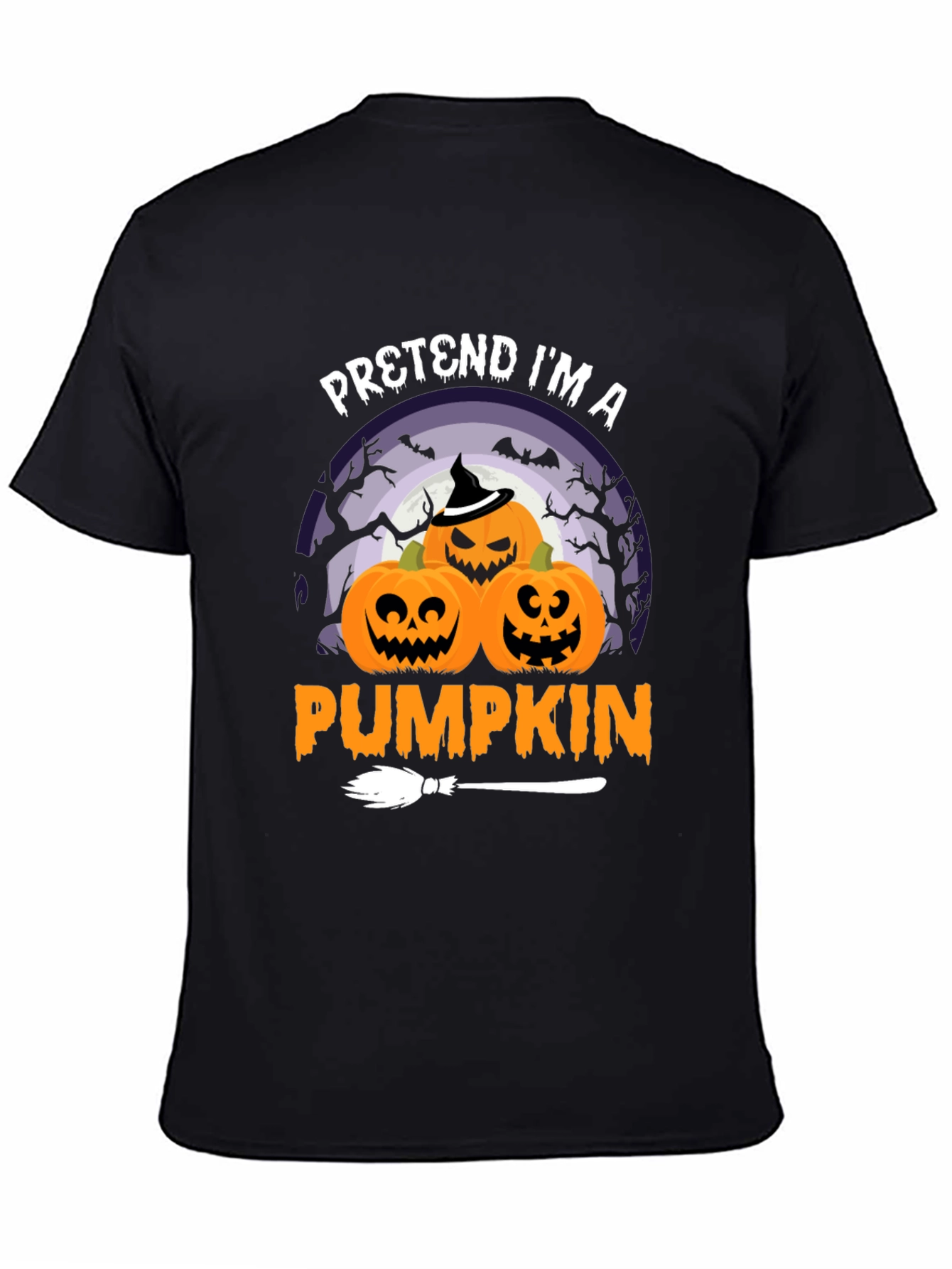 Halloween Pumpkin Graphic T-Shirt