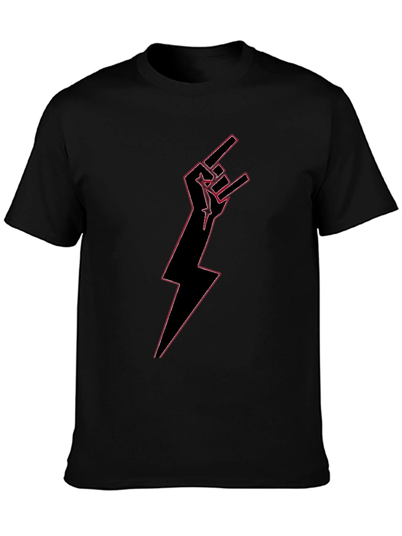 Rock On Lightning Bolt Graphic Tee