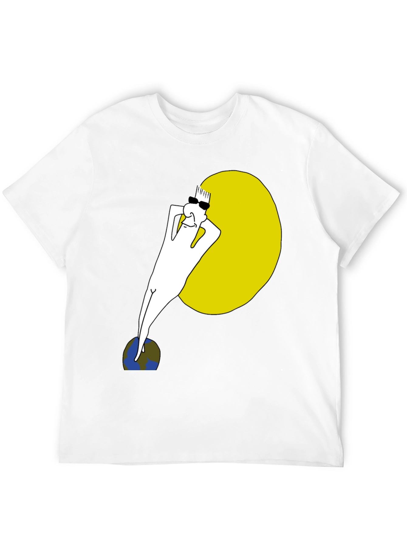 Cool Dude Sunbathing Graphic Tee