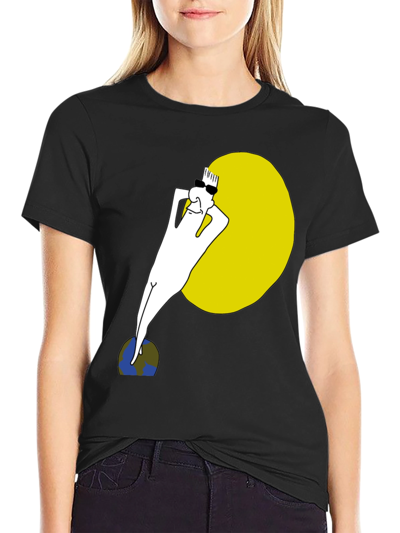 Cool Dude Sunbathing Graphic Tee