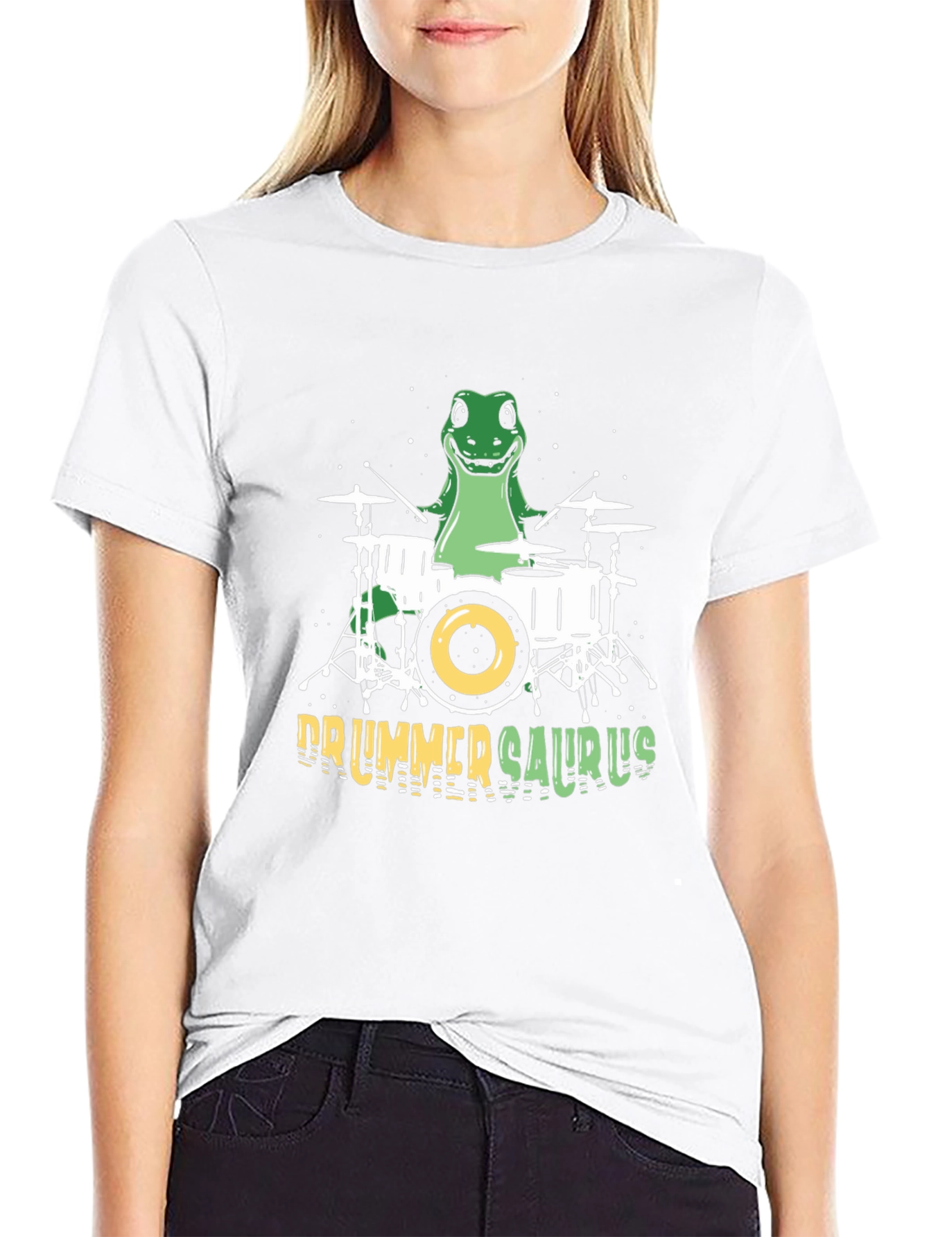 Drummer Saurus Graphic T-Shirt