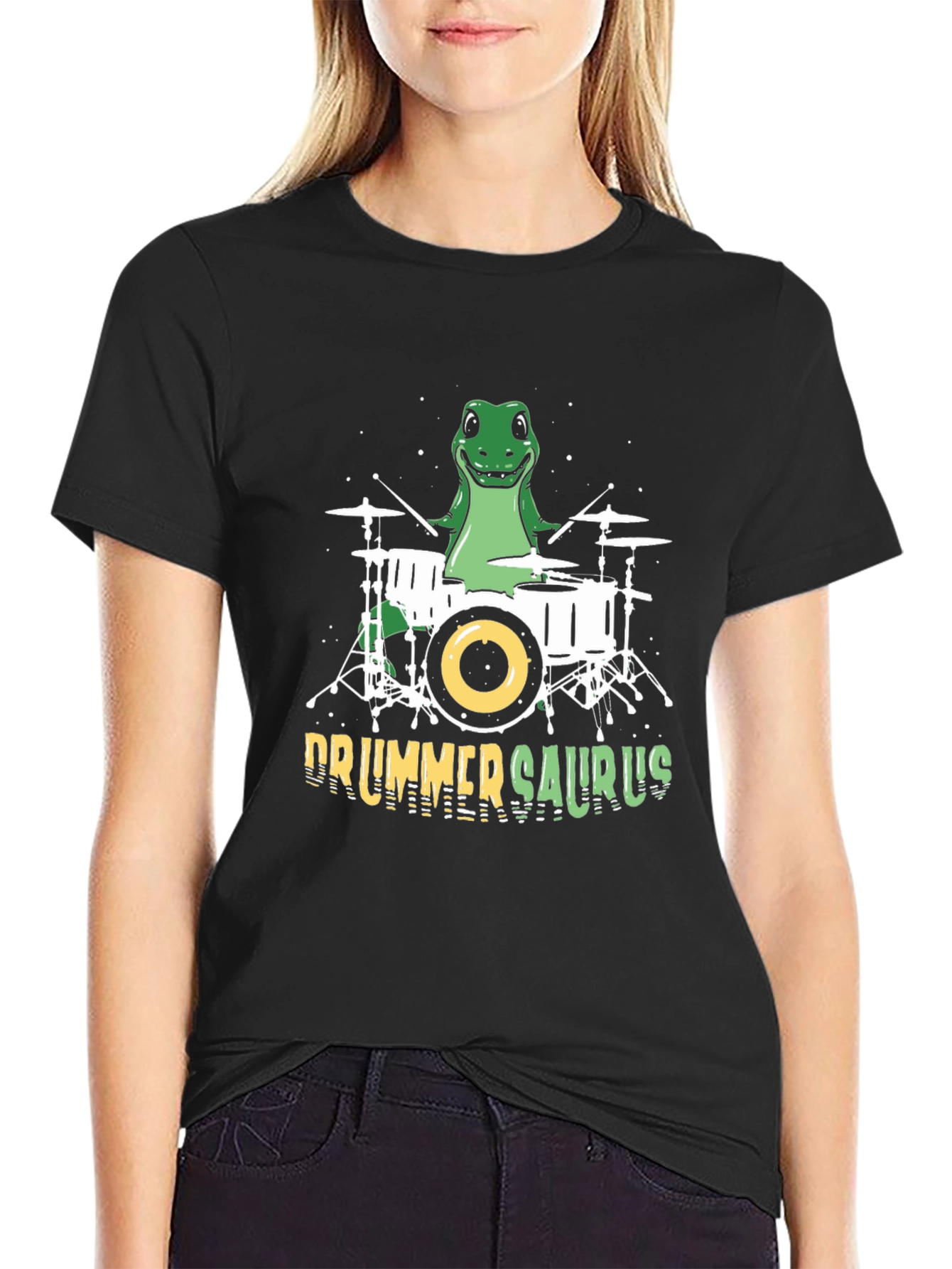 Drummer Saurus Graphic T-Shirt