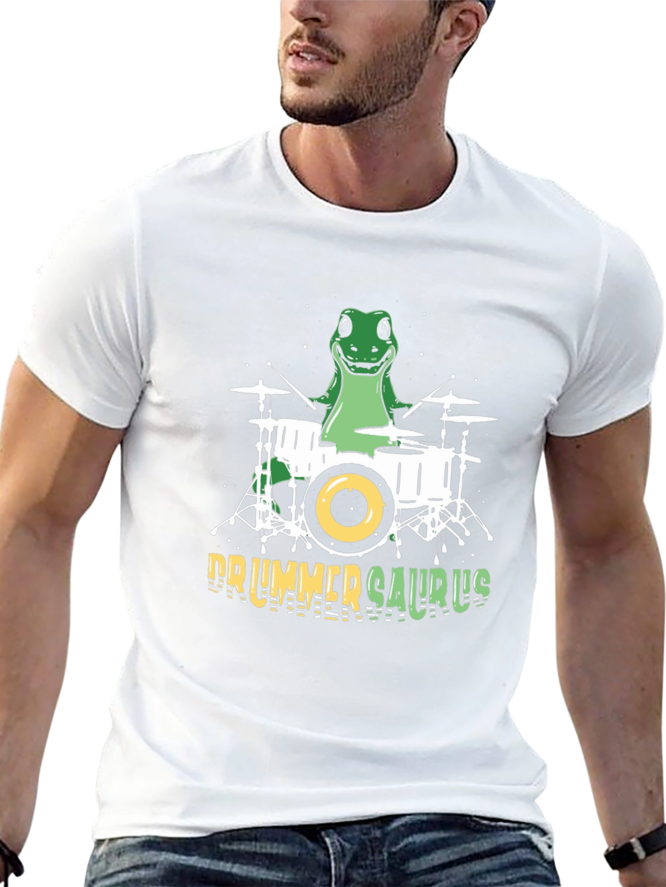 Drummer Saurus Graphic T-Shirt