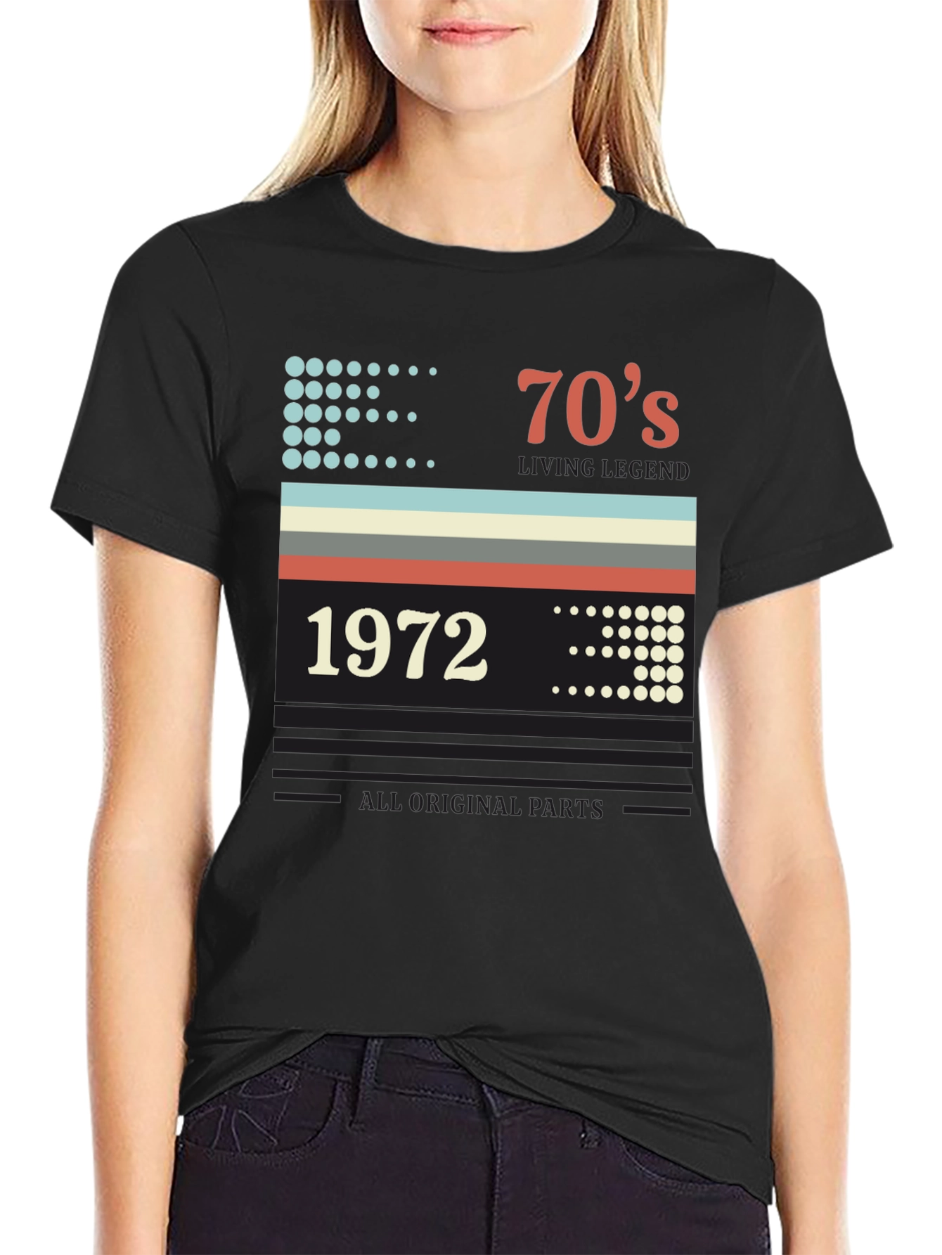 Retro 1972 70s Living Legend Birthday T-Shirt