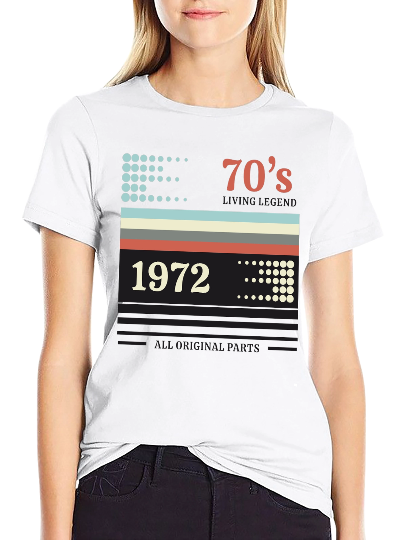 Retro 1972 70s Living Legend Birthday T-Shirt