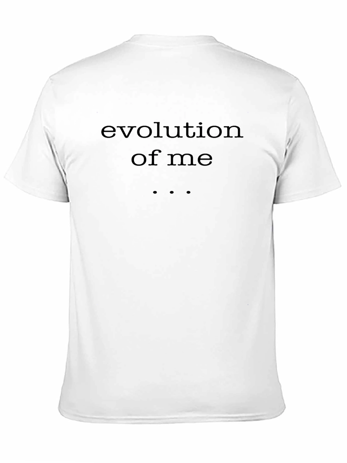 Evolution of Me Graphic Tee - Black Casual T-Shirt