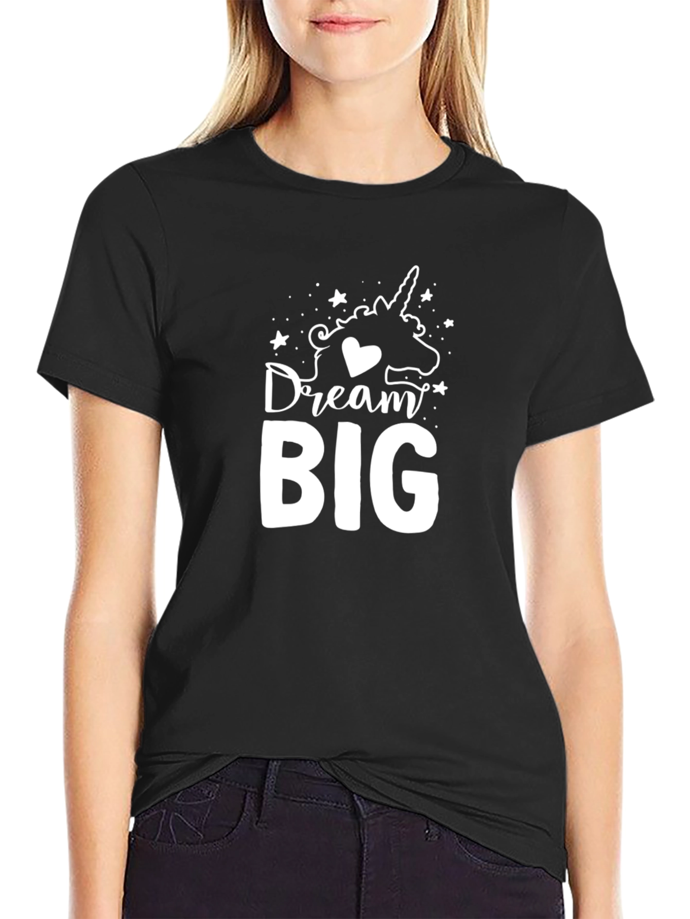 Dream Big Unicorn Graphic T-Shirt