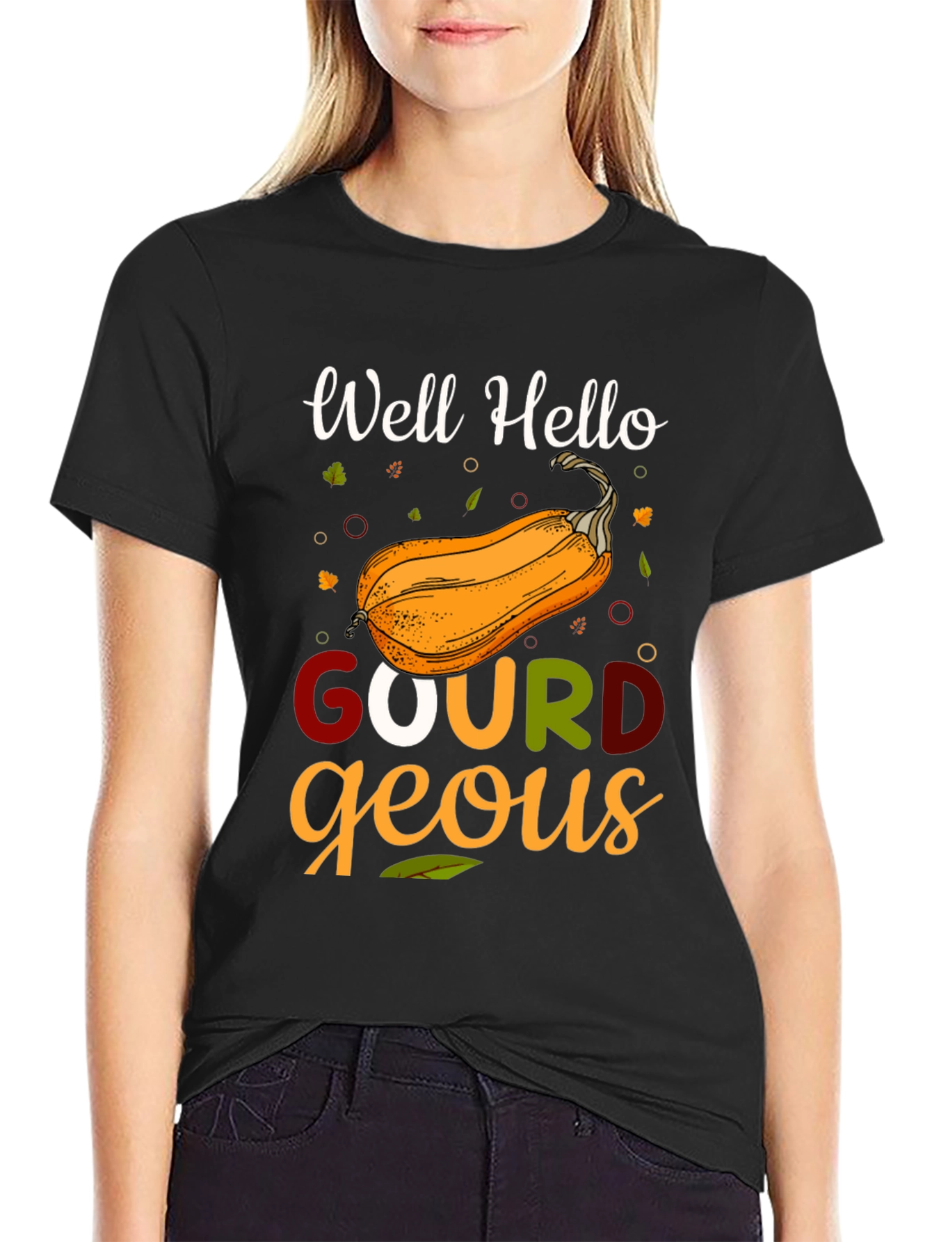 Well Hello Gourd-geous Fall T-Shirt