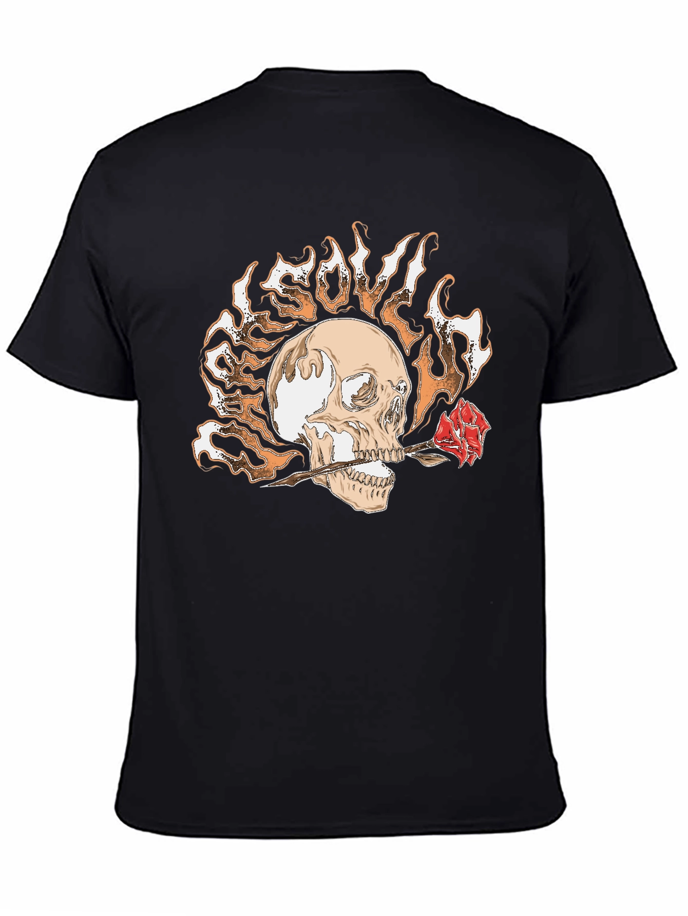 Skull & Rose Graphic Tee