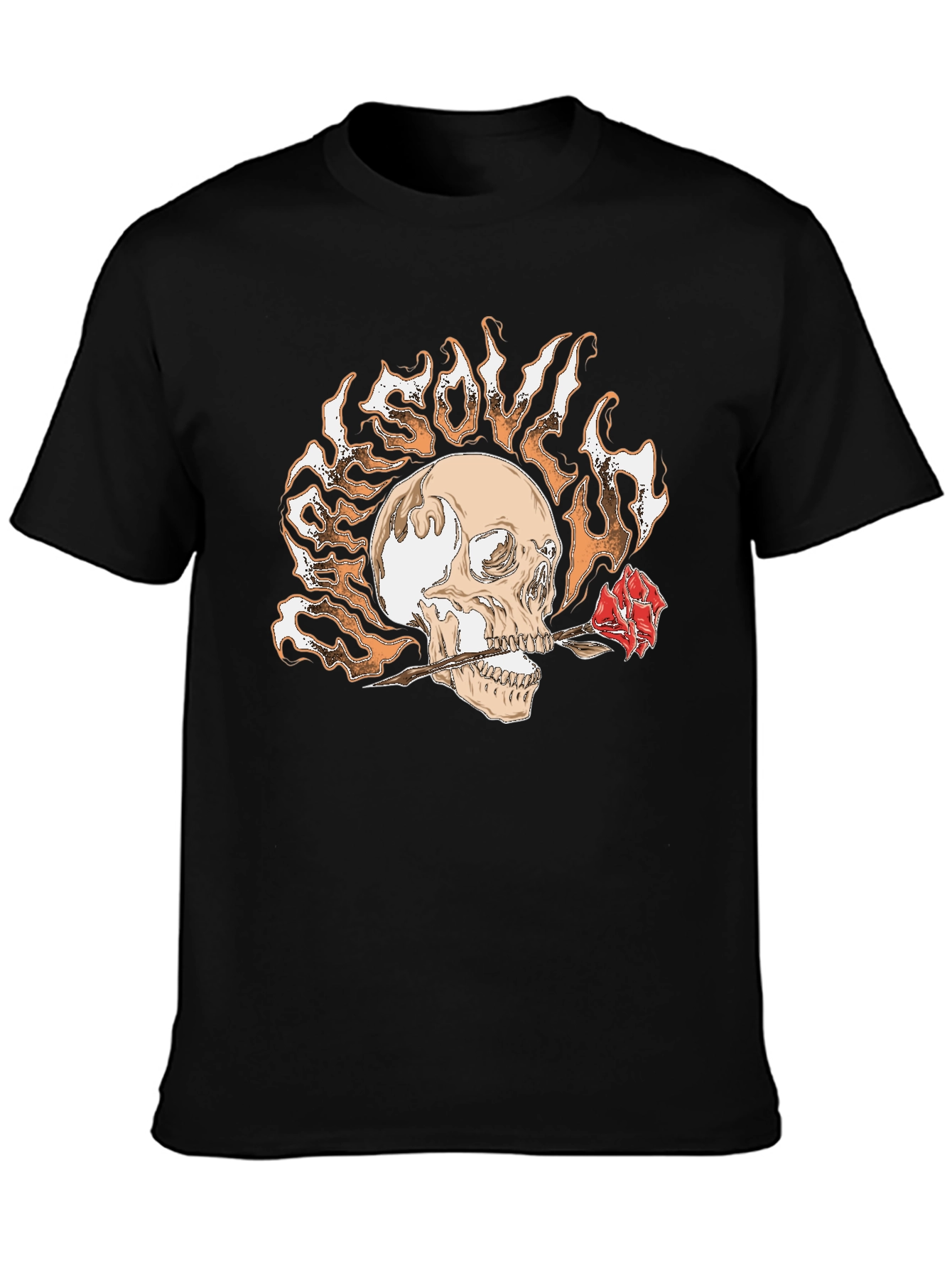 Skull & Rose Graphic Tee