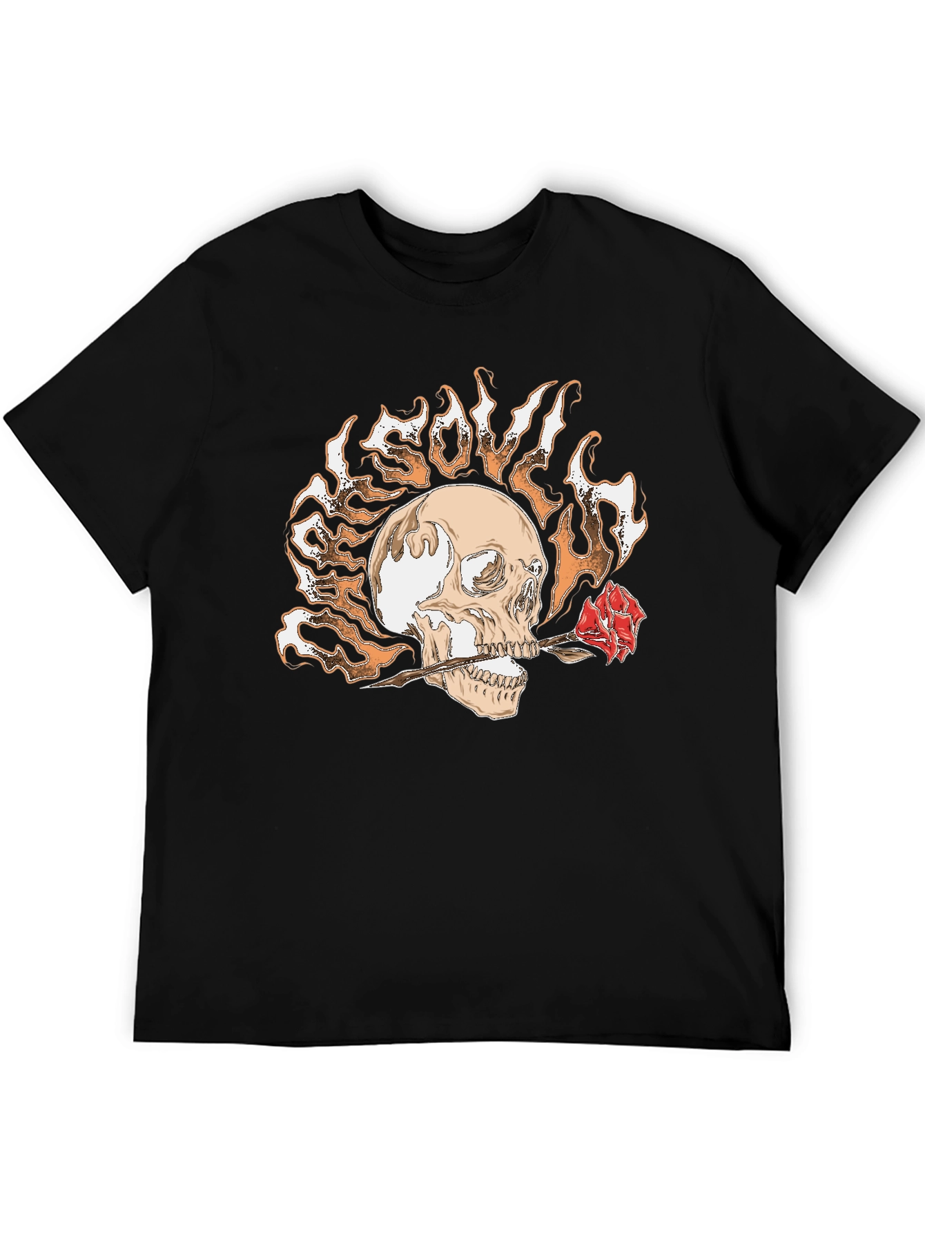Skull & Rose Graphic Tee