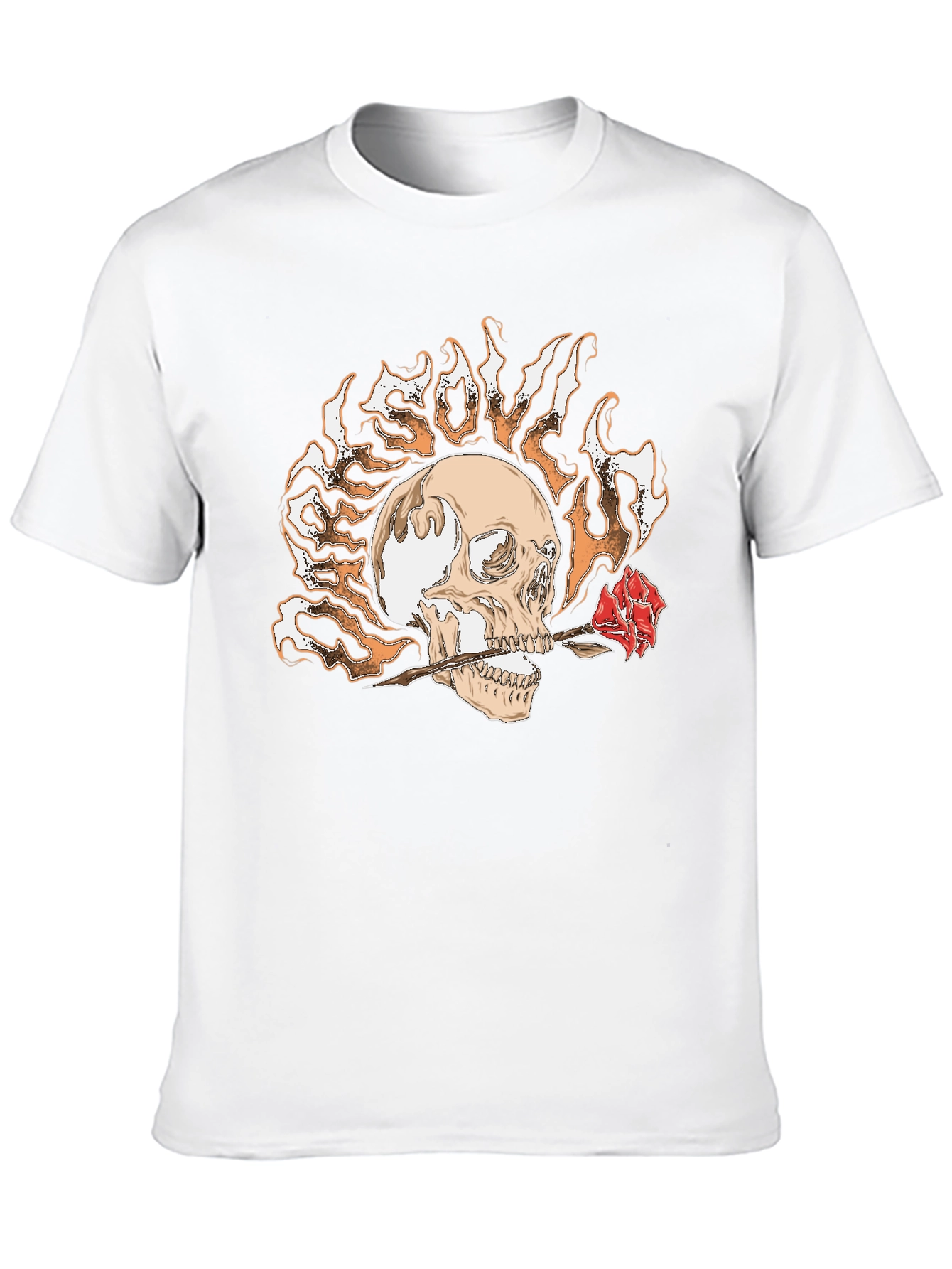 Skull & Rose Graphic Tee