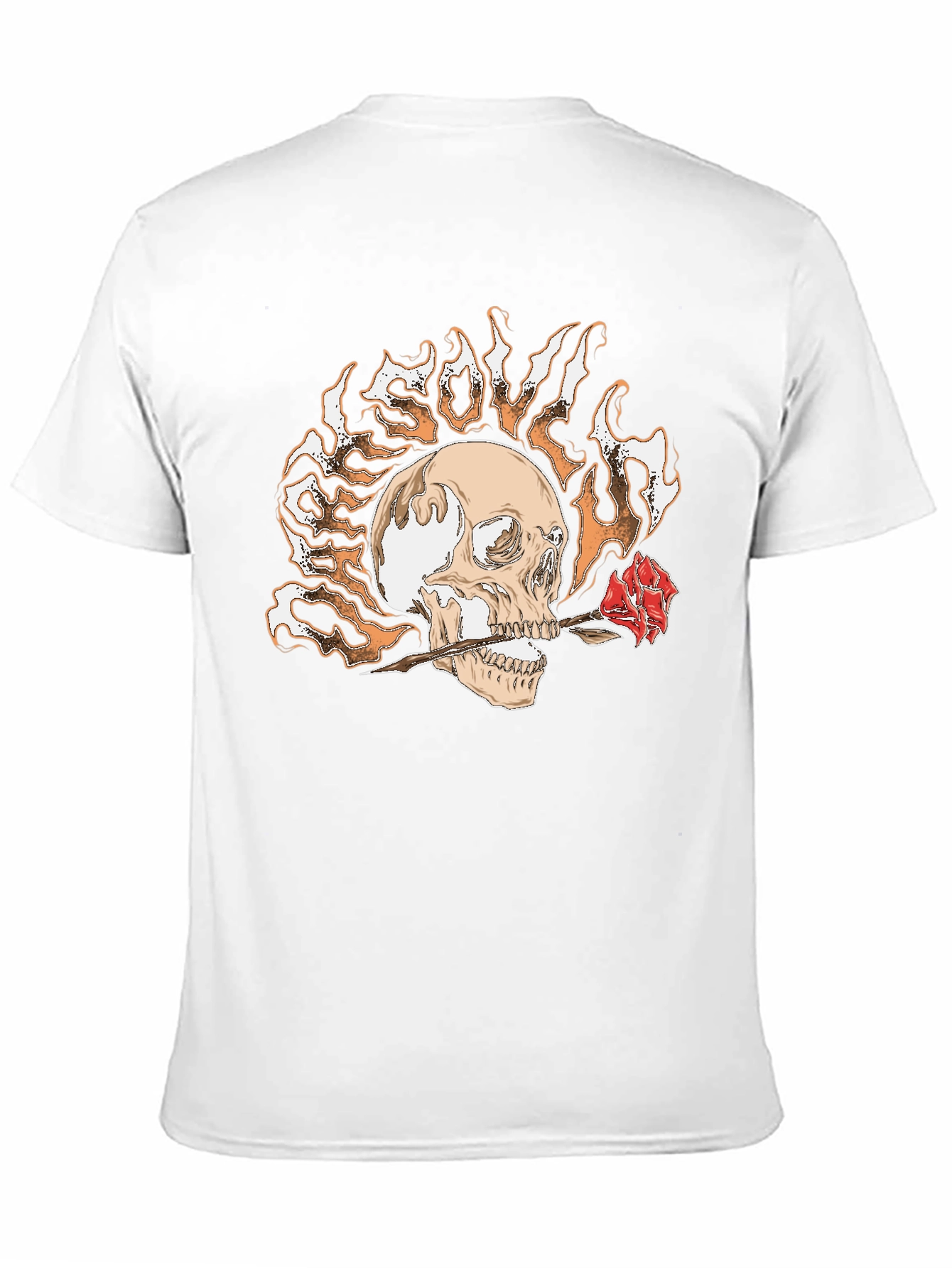Skull & Rose Graphic Tee