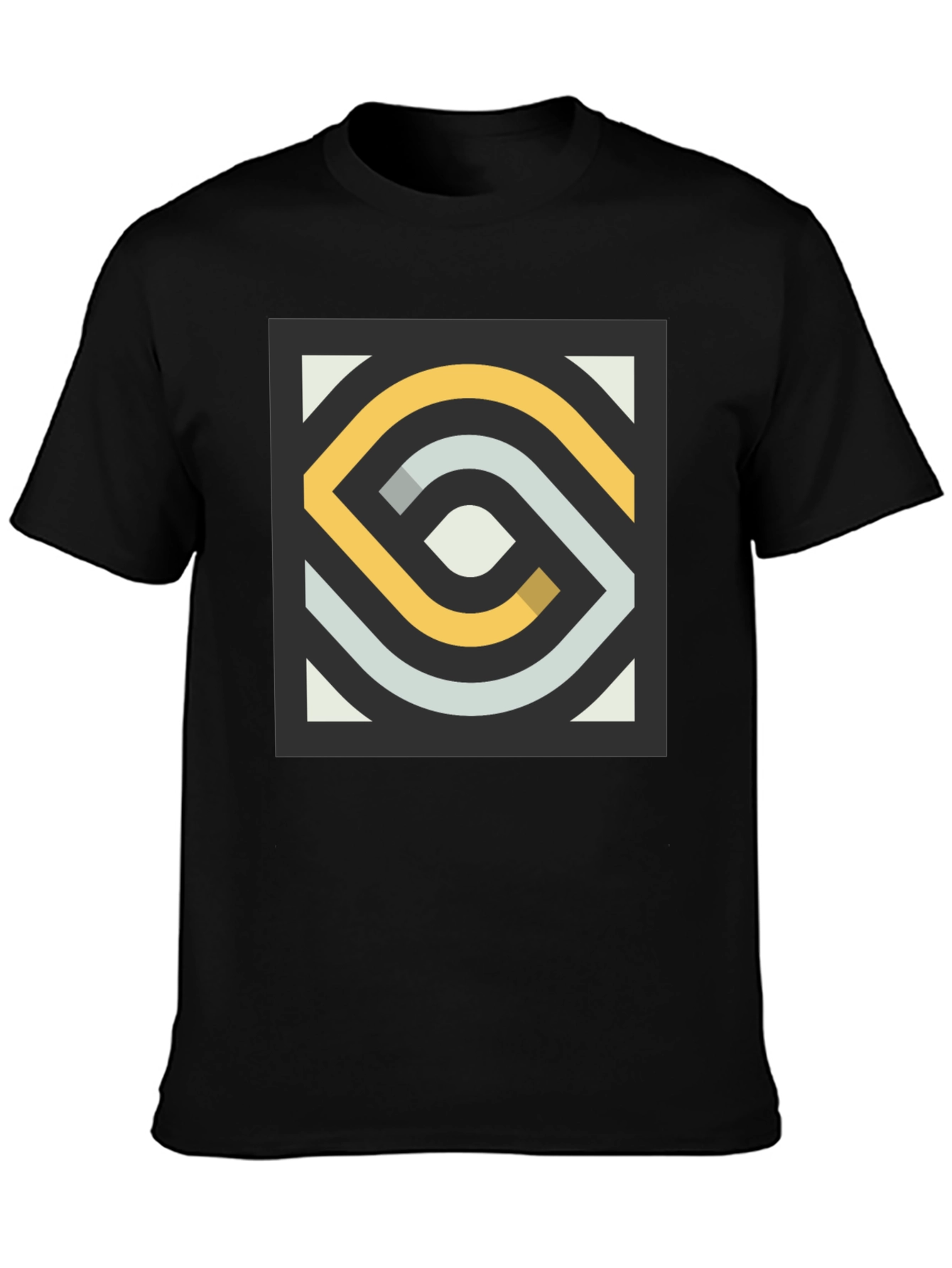 Abstract Geometric Pattern Tee - Modern Style
