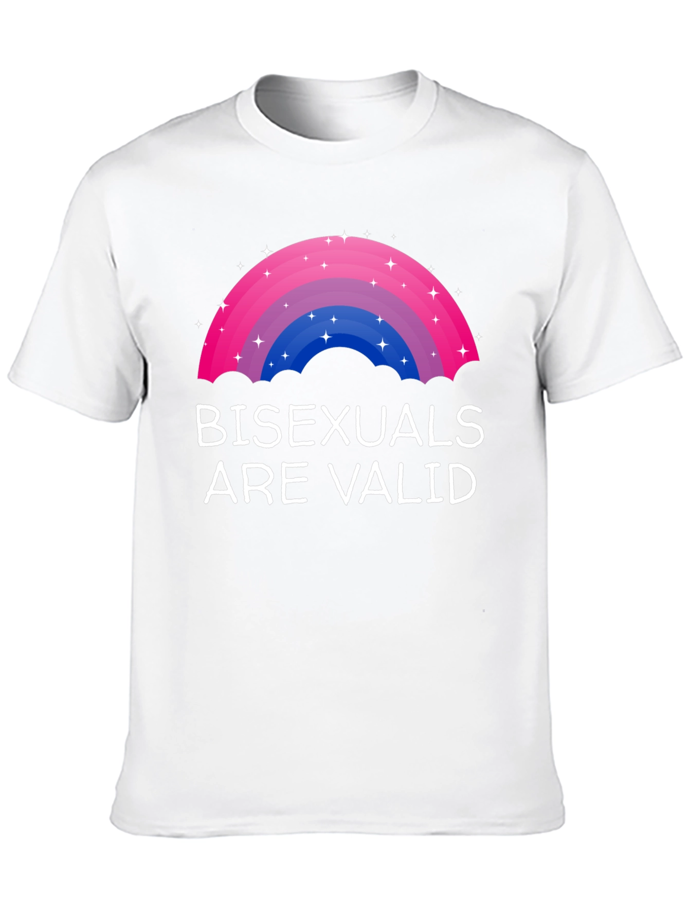 Bisexuals Are Valid Rainbow Pride T-Shirt